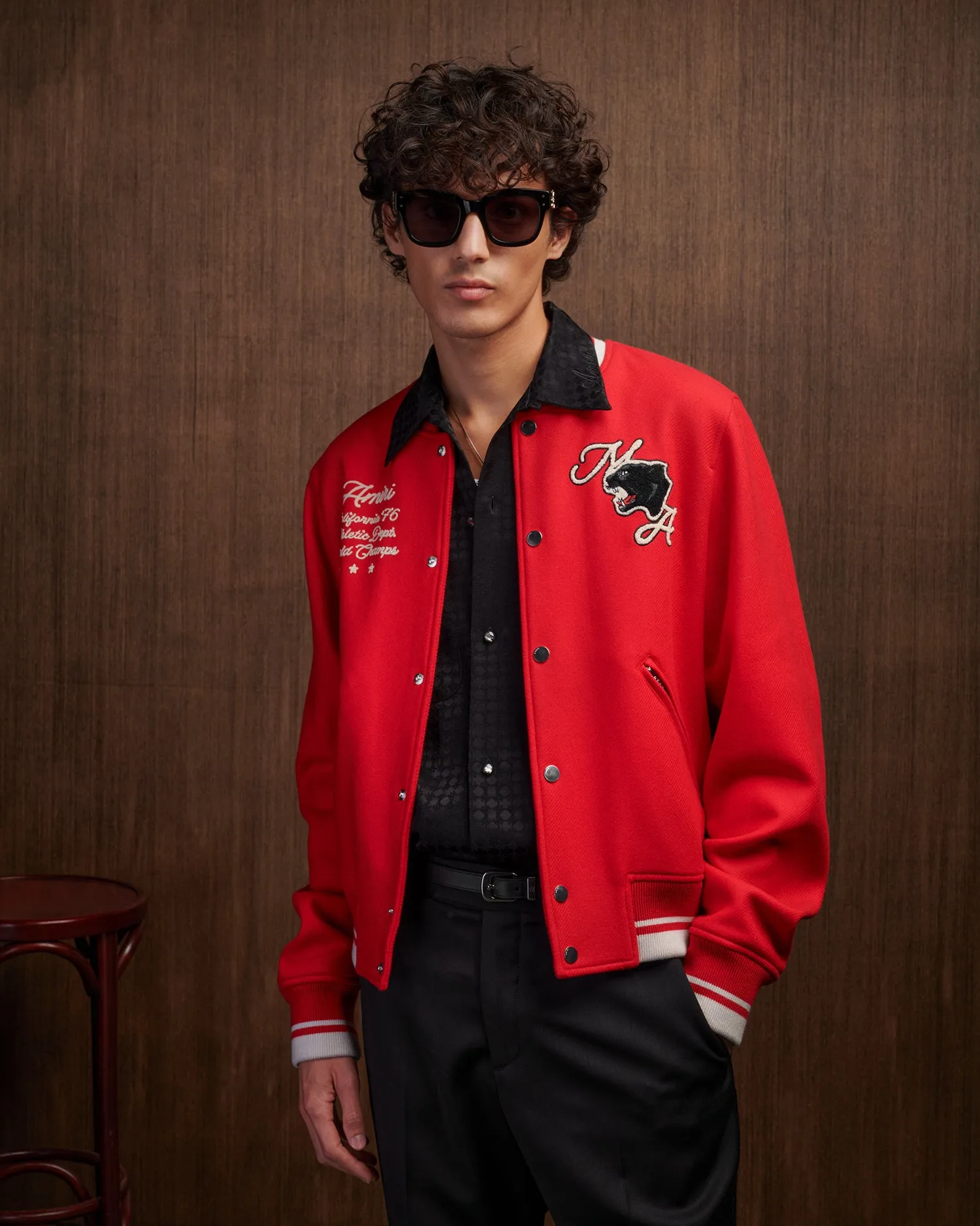 AMIRI PANTHER BOMBER - Varsity Red sold by AMIRI product image thumbnail 3