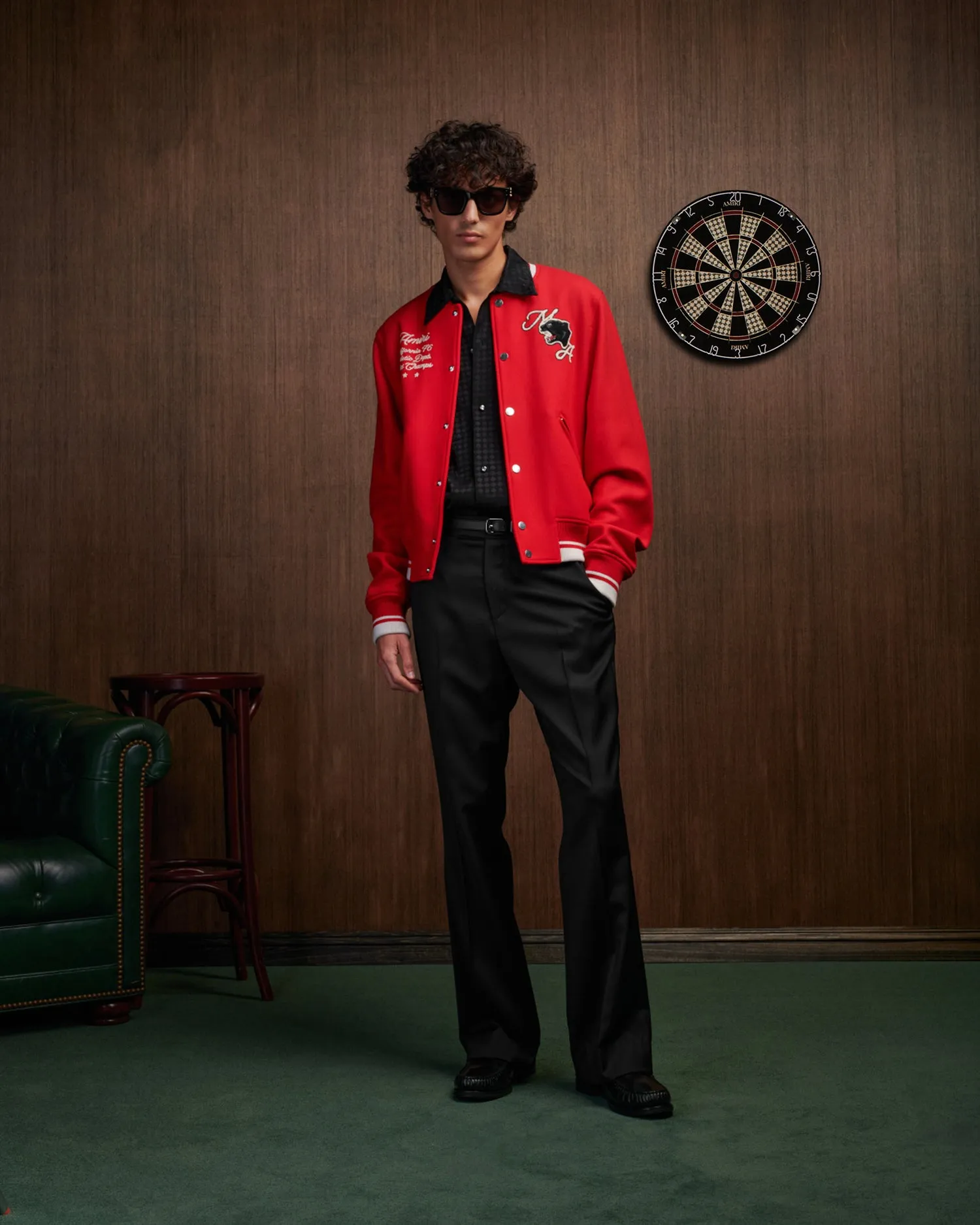 AMIRI PANTHER BOMBER - Varsity Red sold by AMIRI product image thumbnail 2