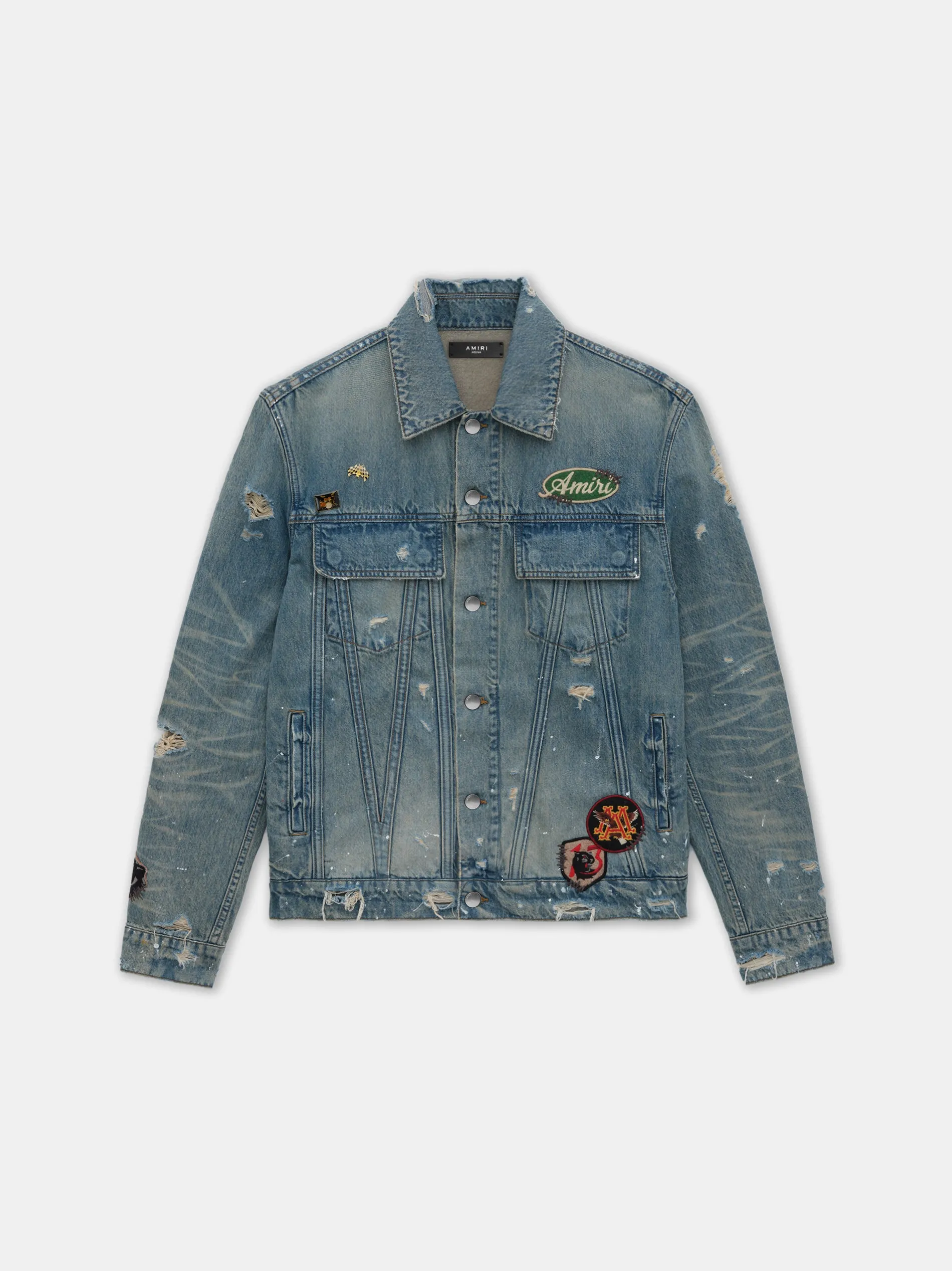 VINTAGE PEGASUS TRUCKER JACKET - Antique Indigo sold by AMIRI