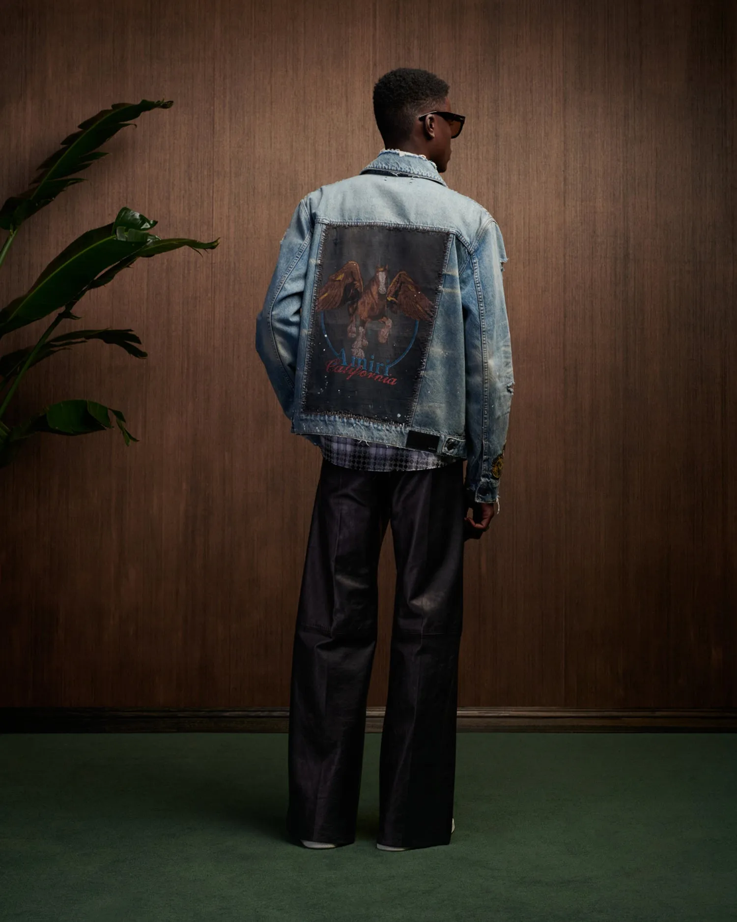 VINTAGE PEGASUS TRUCKER JACKET - Antique Indigo sold by AMIRI product image thumbnail 3