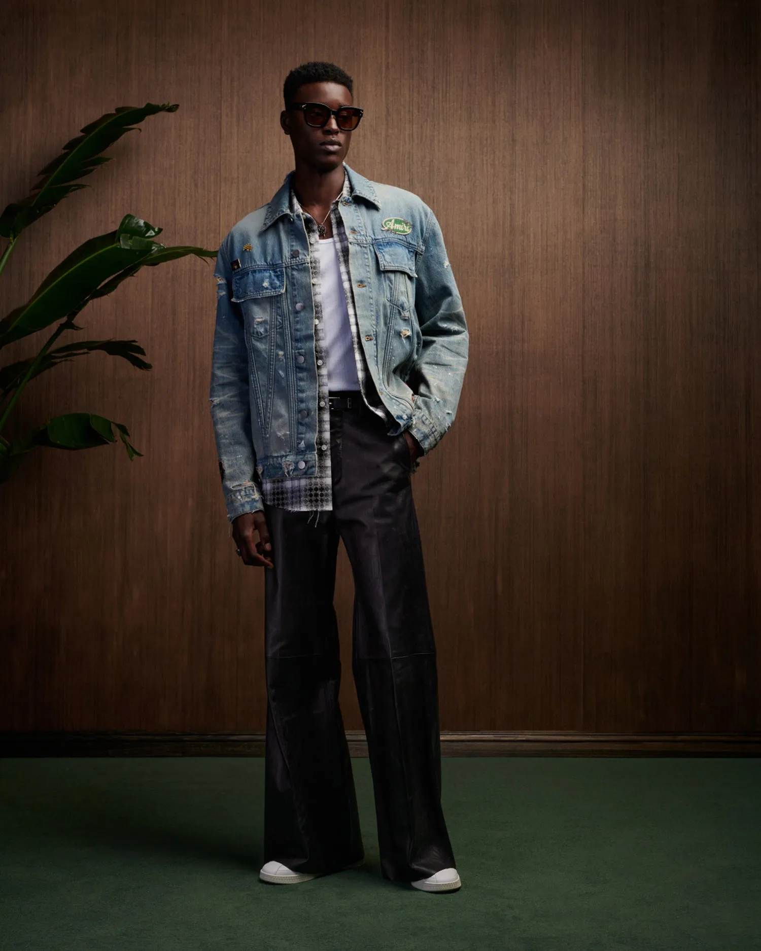 VINTAGE PEGASUS TRUCKER JACKET - Antique Indigo sold by AMIRI product image thumbnail 2