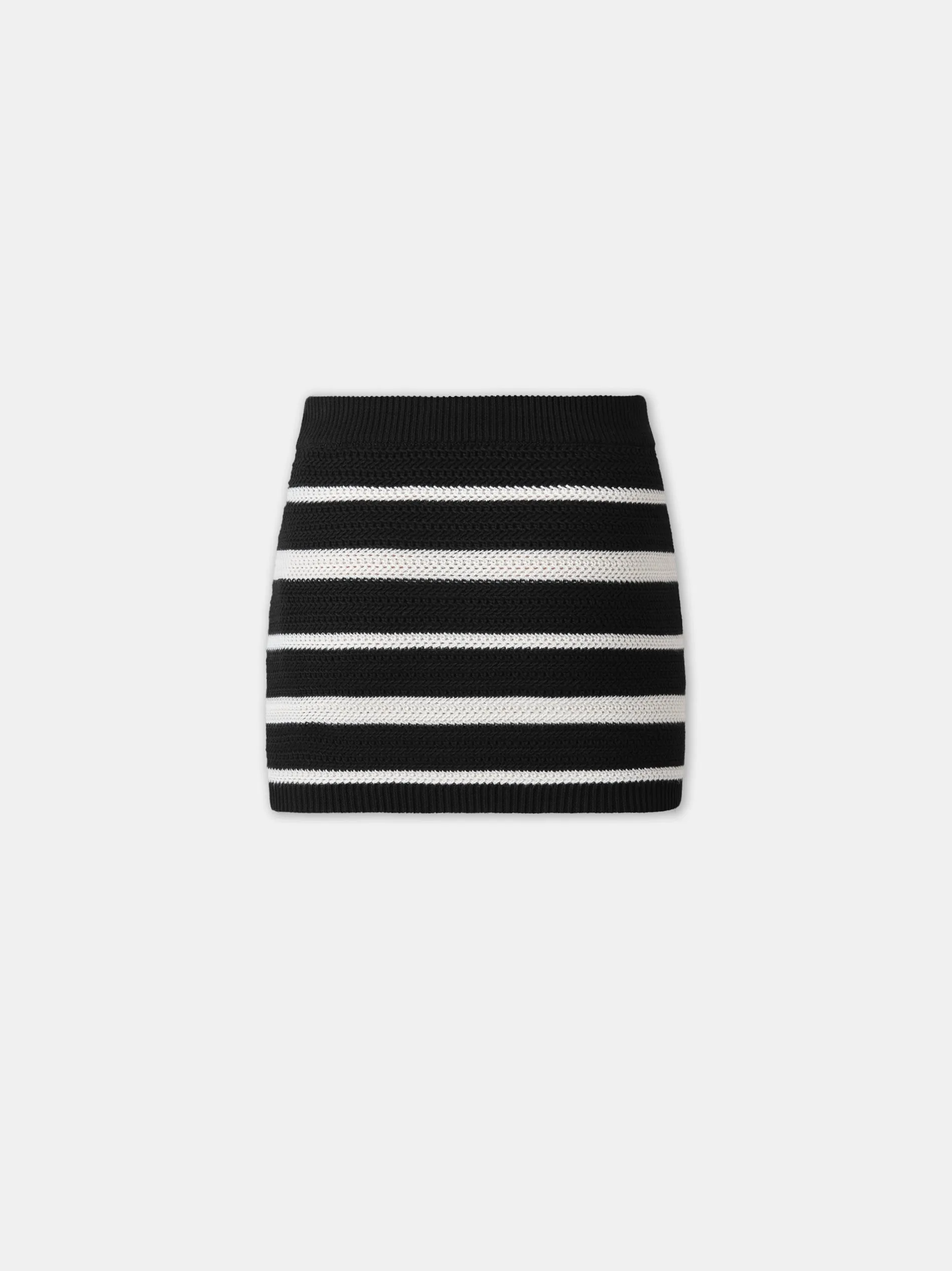 WOMEN - WOMEN'S MA STRIPED MINI SKIRT - Black sold by AMIRI product image thumbnail 2