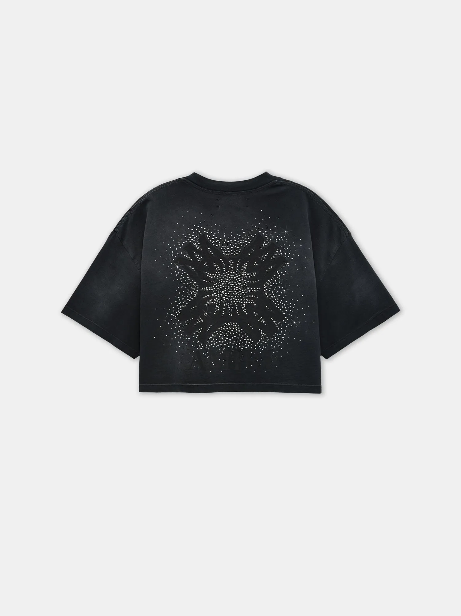 WOMEN - WOMEN'S MA QUAD CRYSTAL CROPPED TEE - Black sold by AMIRI product image thumbnail 2