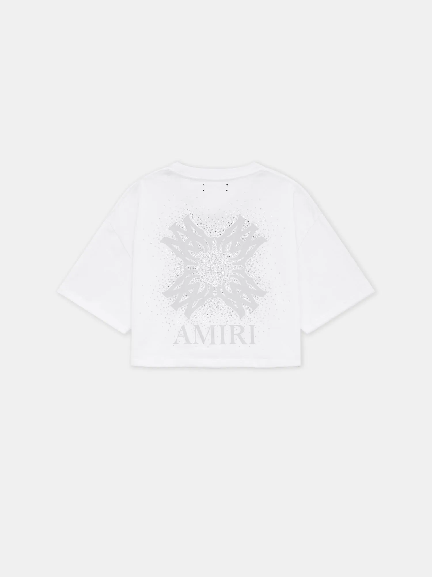 WOMEN - WOMEN'S MA QUAD CRYSTAL CROPPED TEE - White sold by AMIRI product image thumbnail 4