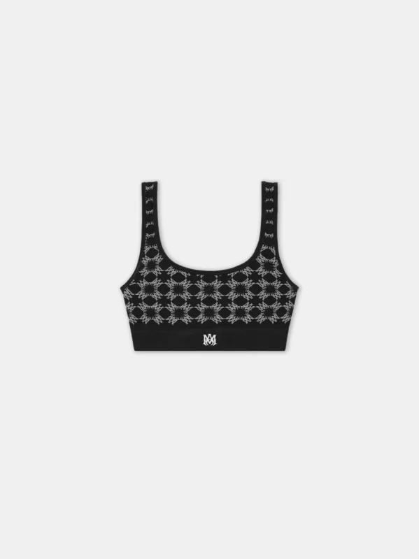 WOMEN - WOMEN'S MA QUAD SEAMLESS BRA - Black sold by AMIRI