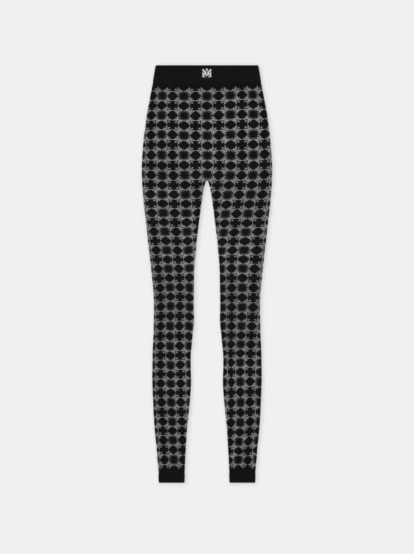 WOMEN - WOMEN'S MA QUAD SEAMLESS LEGGING - Black sold by AMIRI
