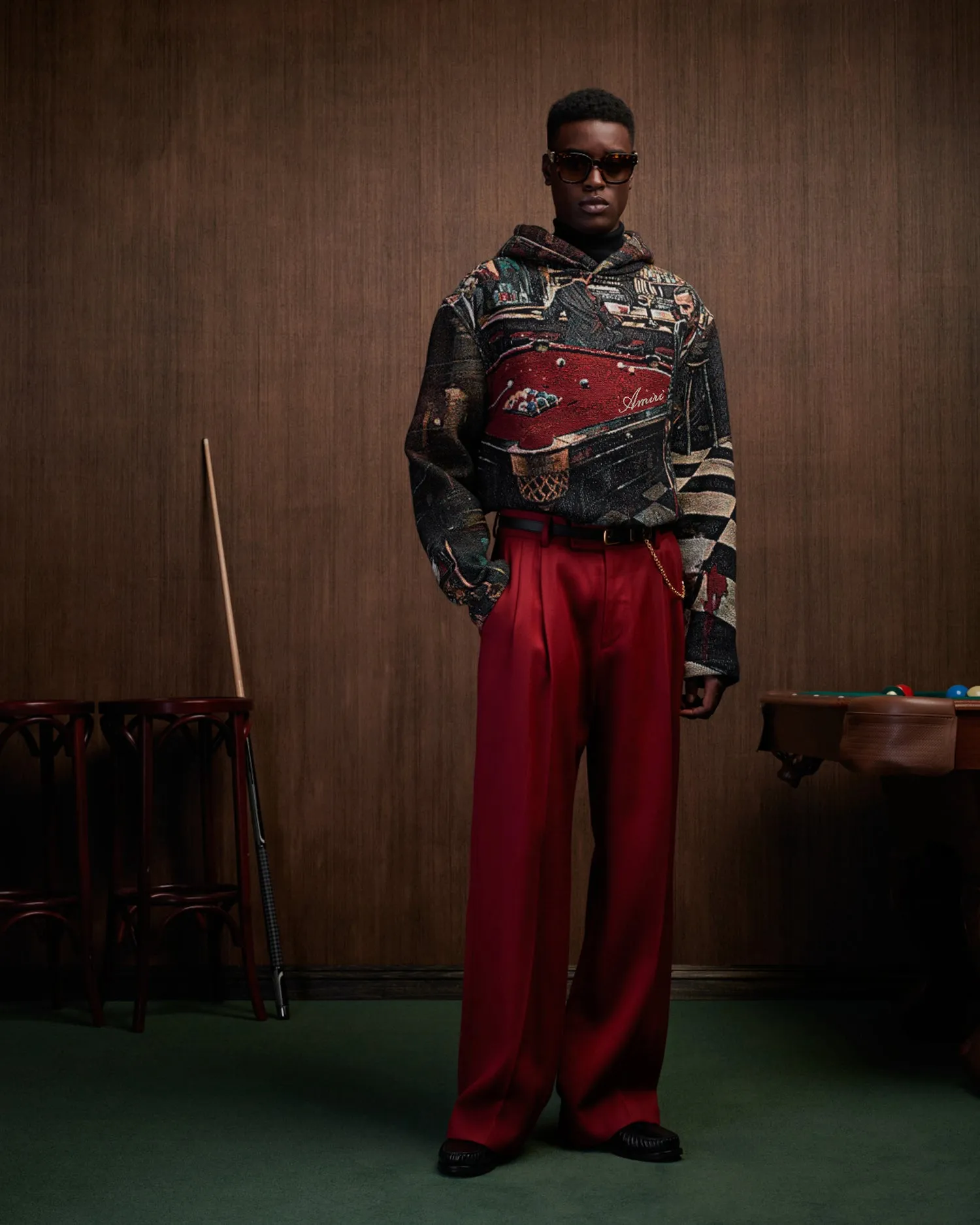 TAPESTRY HOODIE - Black sold by AMIRI product image thumbnail 2