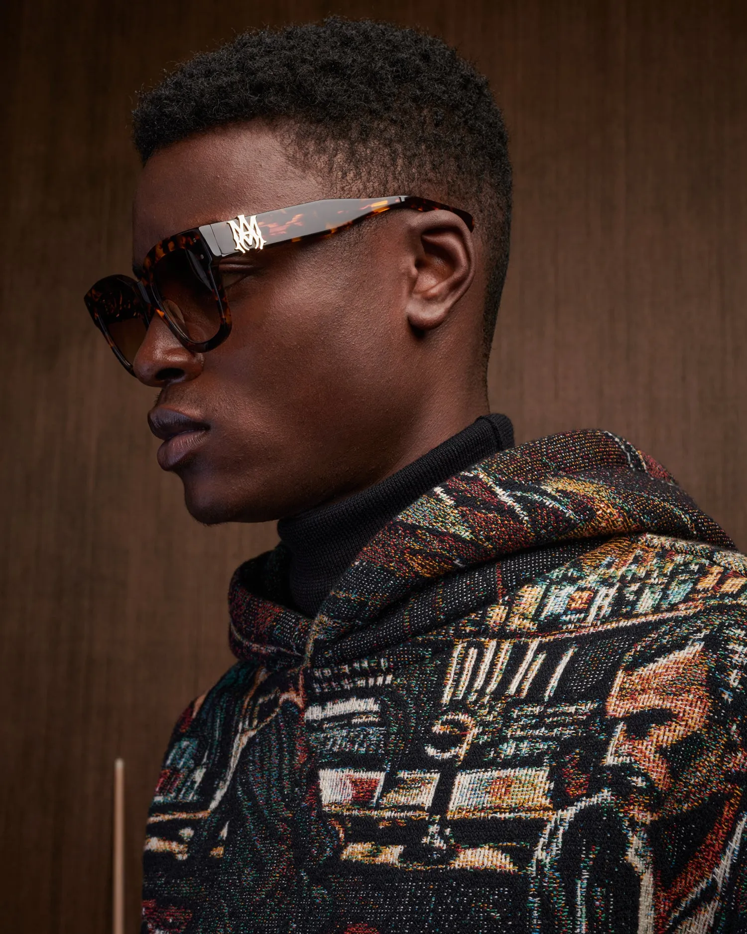 TAPESTRY HOODIE - Black sold by AMIRI product image thumbnail 5