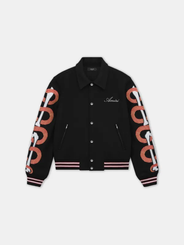 AMIRI SNAKE BONES JACKET - Black sold by AMIRI