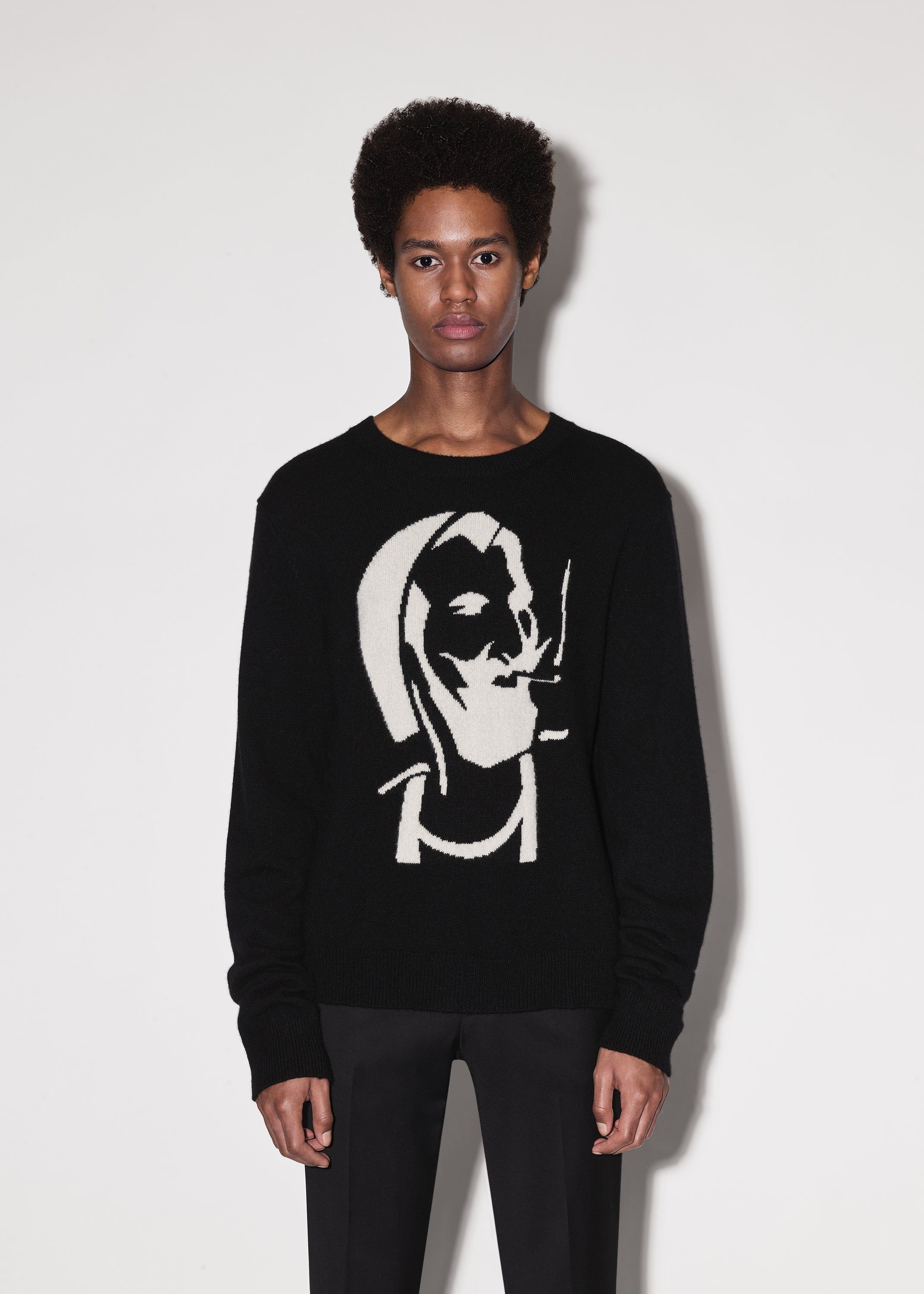 ZIG-ZAG CREW - BLACK sold by AMIRI product image thumbnail 2