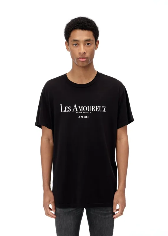 Les Amoureux Core Tee - Black made by AMIRI
