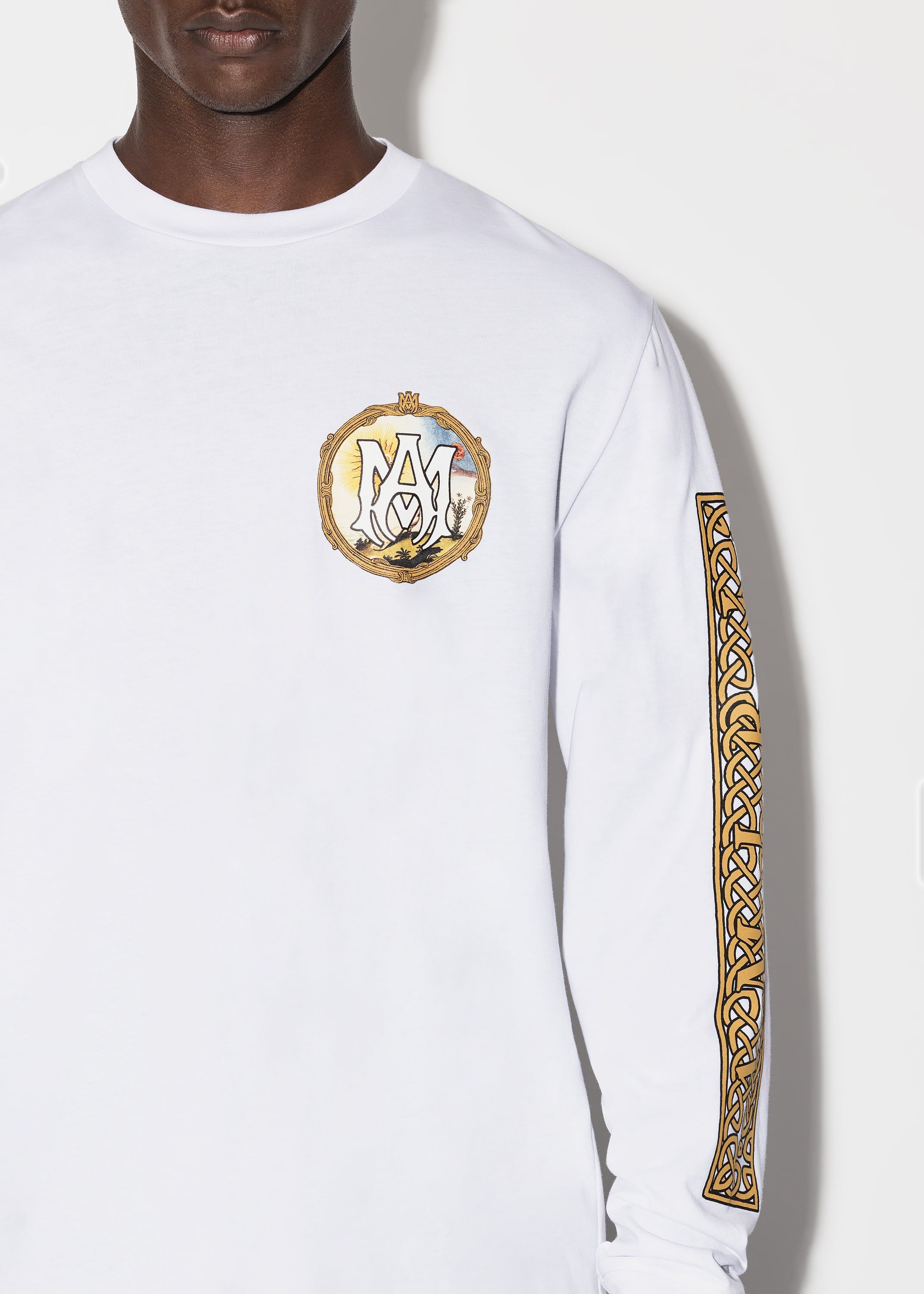 ALCHEMY FRAME LONG SLEEVE TEE - WHITE sold by AMIRI product image thumbnail 5