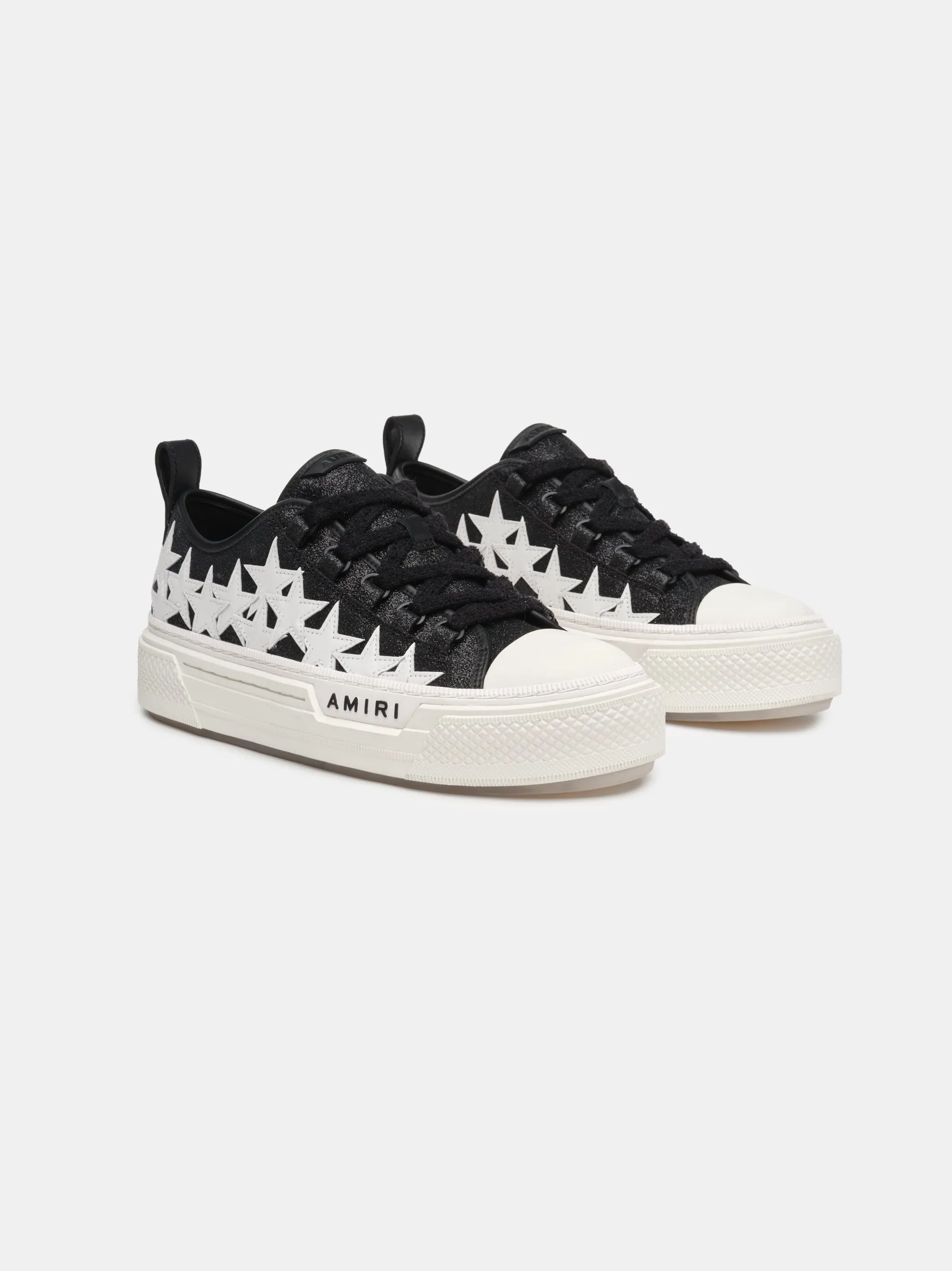 WOMEN - WOMEN'S GLITTER STARS COURT LOW - Black sold by AMIRI product image thumbnail 2
