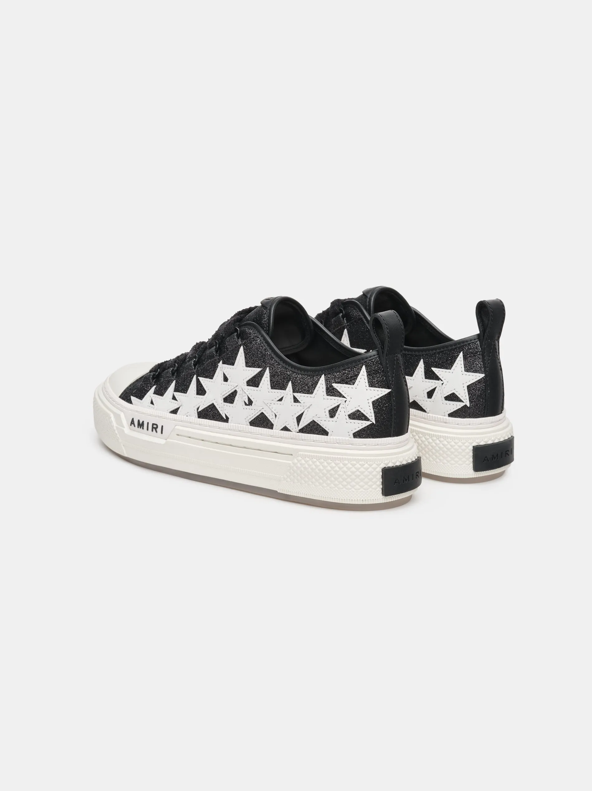WOMEN - WOMEN'S GLITTER STARS COURT LOW - Black sold by AMIRI product image thumbnail 4