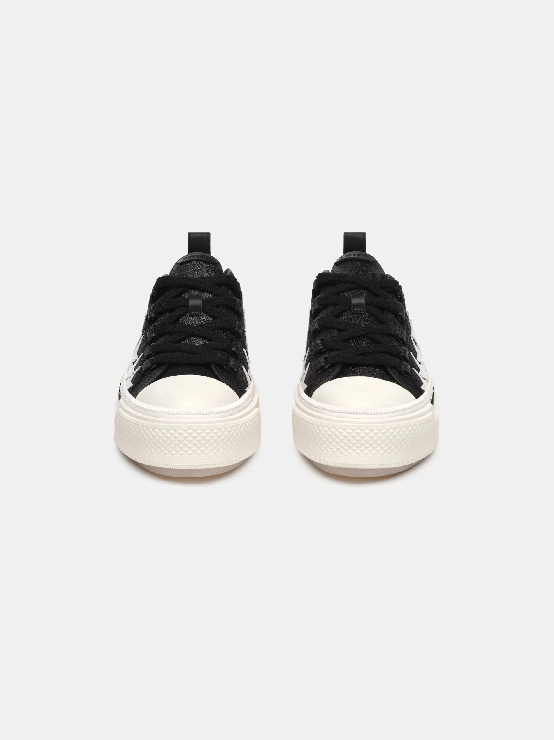 WOMEN - WOMEN'S GLITTER STARS COURT LOW - Black sold by AMIRI product image thumbnail 3