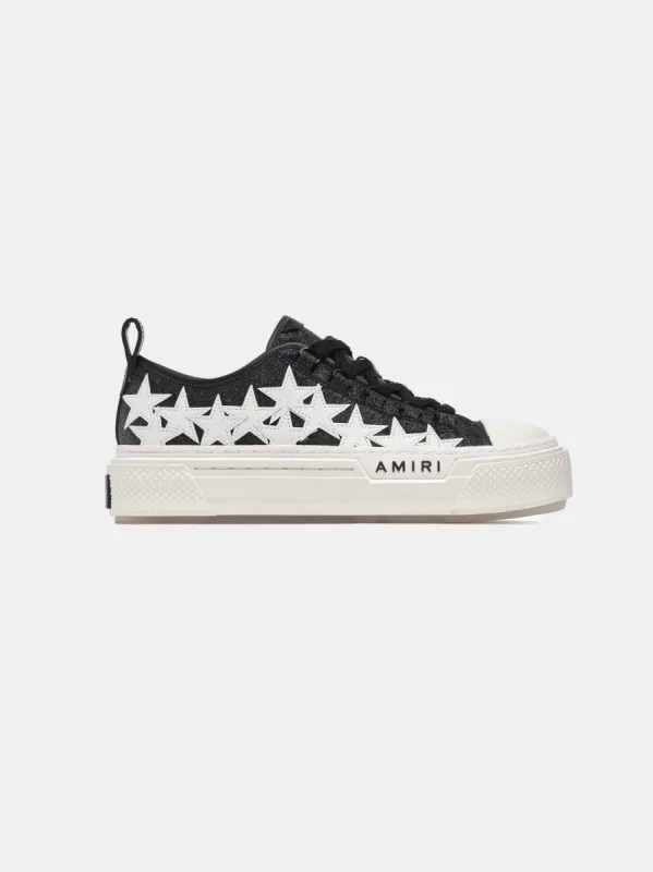 WOMEN - WOMEN'S GLITTER STARS COURT LOW - Black sold by AMIRI