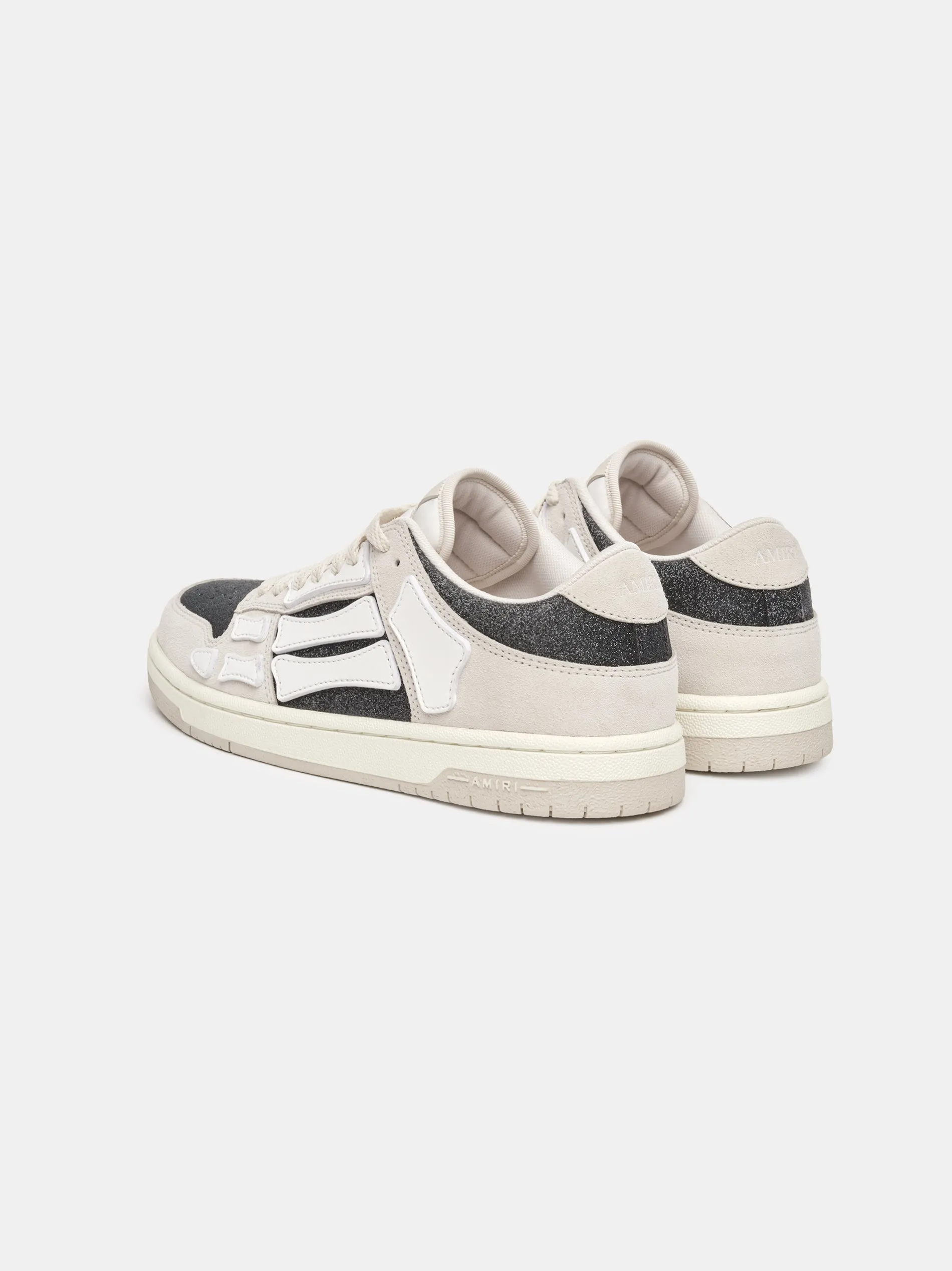 WOMEN - WOMEN'S GLITTER SUEDE SKEL-TOP LOW - Birch Black sold by AMIRI product image thumbnail 4