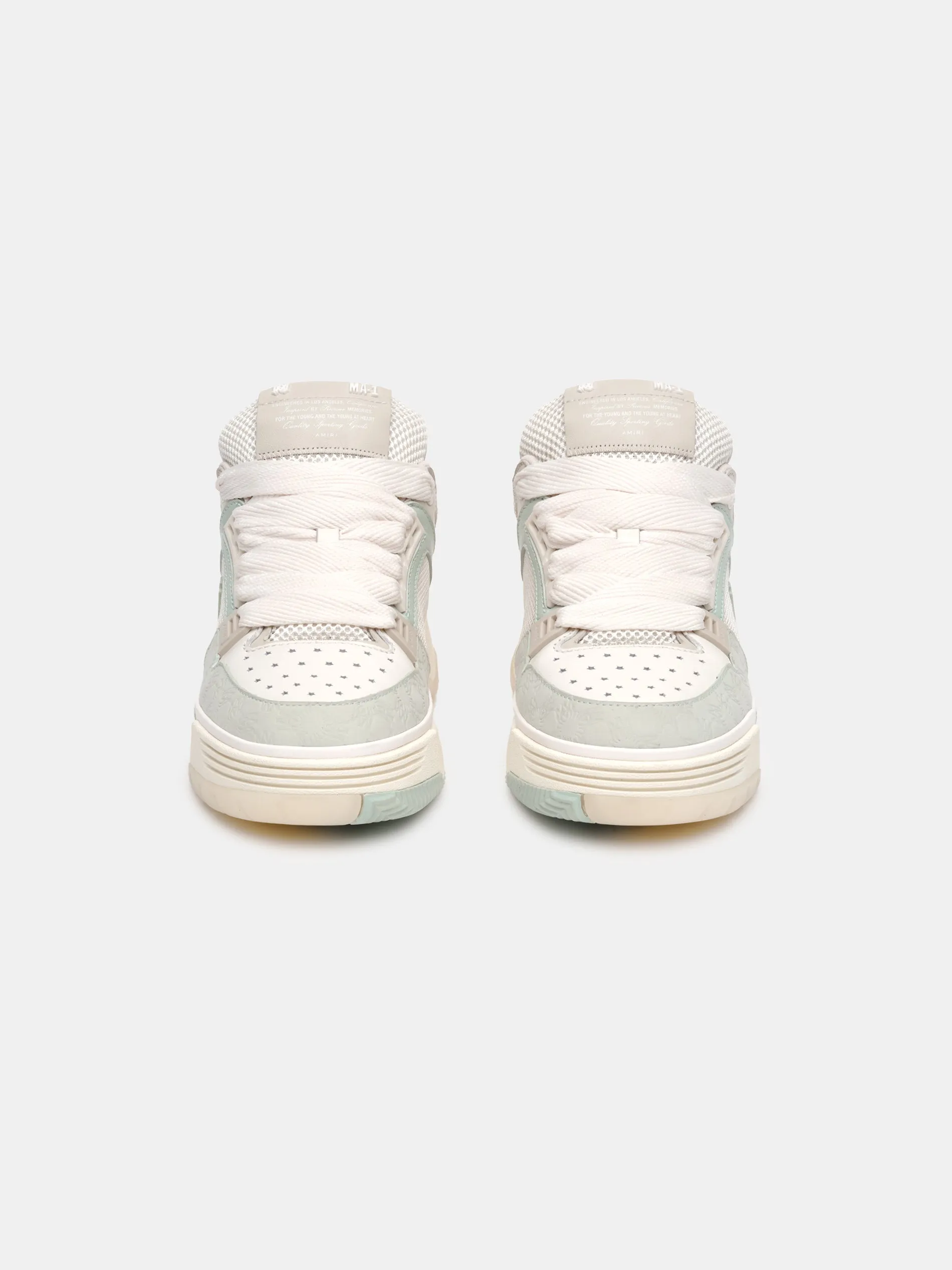 WOMEN - WOMEN'S MA QUAD DEBOSSED NUBUCK MA-1 - Pale Mint sold by AMIRI product image thumbnail 3