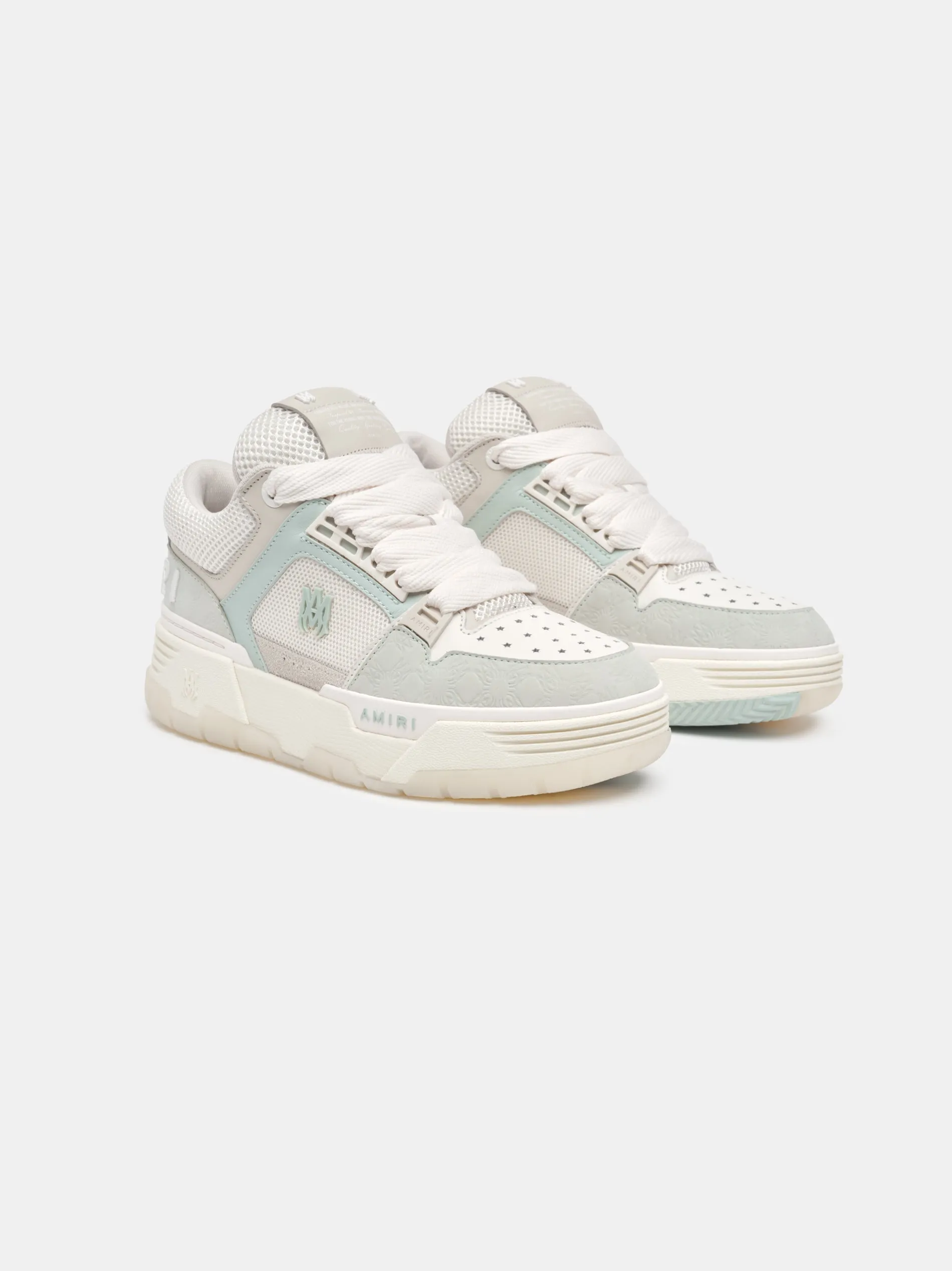 WOMEN - WOMEN'S MA QUAD DEBOSSED NUBUCK MA-1 - Pale Mint sold by AMIRI product image thumbnail 2