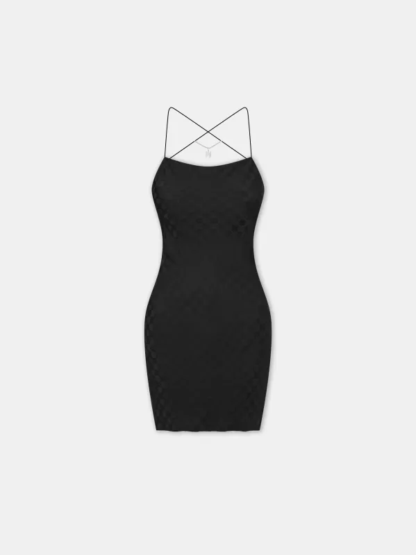 WOMEN - WOMEN'S MA QUAD MINI DRESS - Black sold by AMIRI