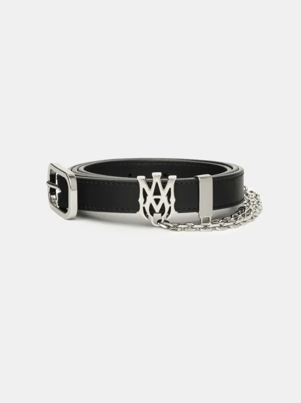 MA 2CM CHAIN BELT - Black Nickel sold by AMIRI