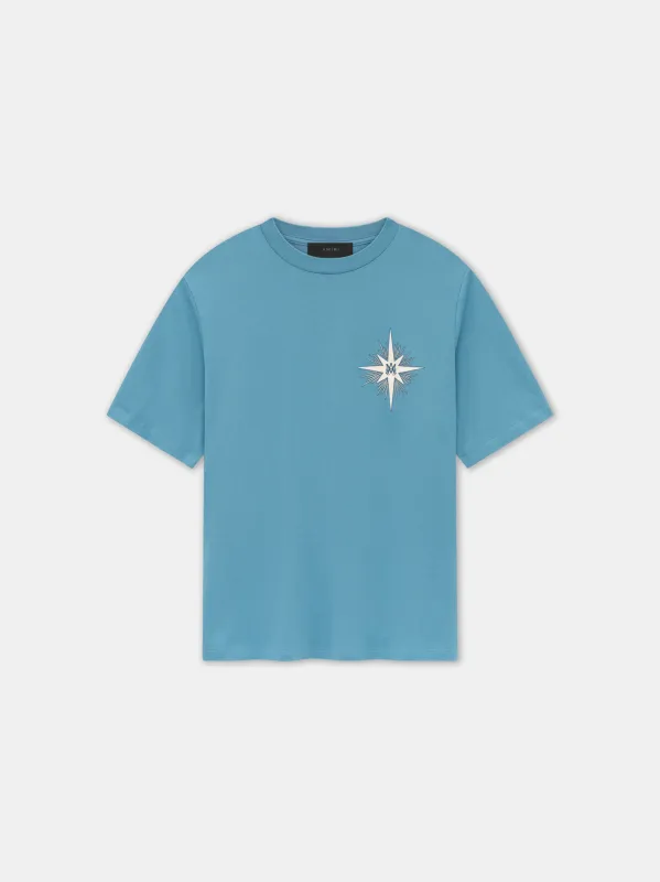 AMIRI STARBURST TEE - Wave Blue sold by AMIRI