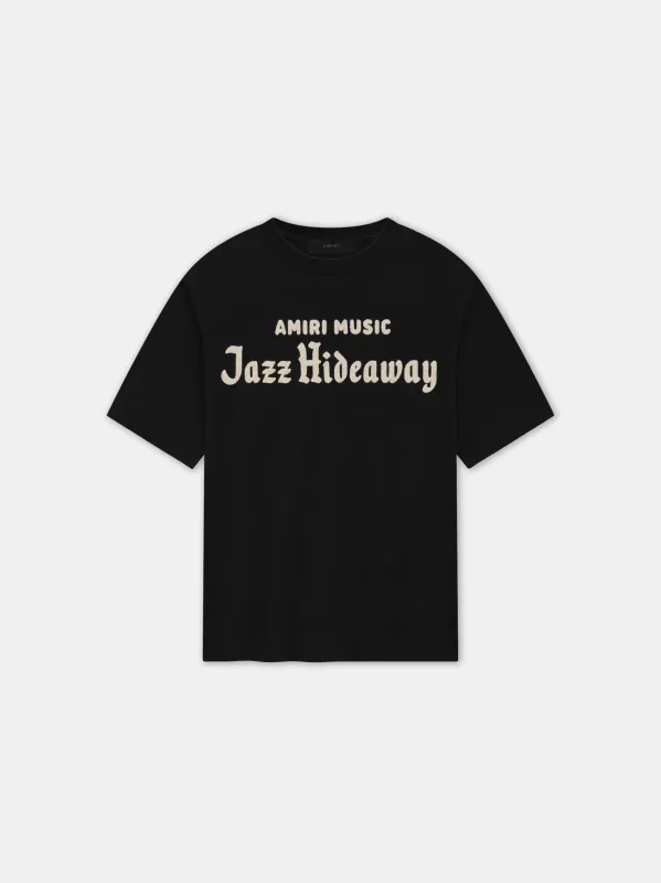 AMIRI JAZZ HIDEAWAY TEE - Black made by AMIRI