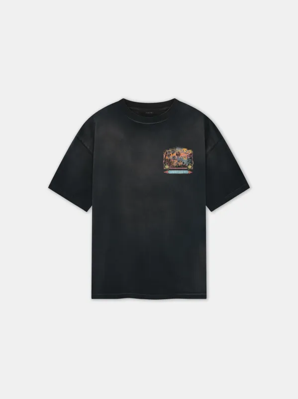 AMIRI JAZZ HIDEAWAY TEE - Black sold by AMIRI