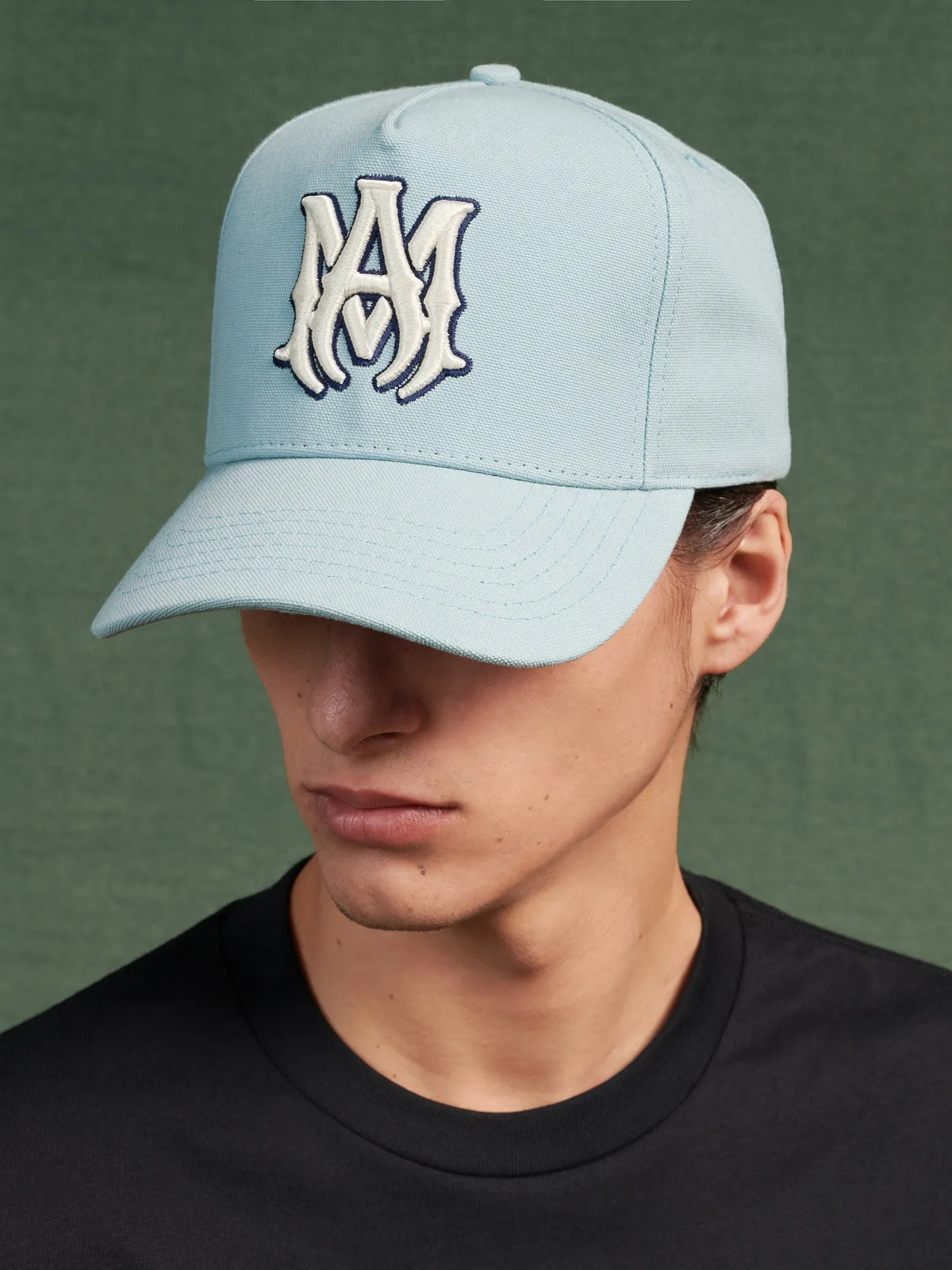 MA CANVAS HAT - Dusty Blue sold by AMIRI product image thumbnail 2