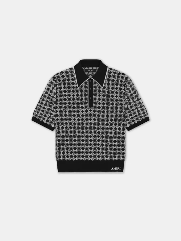 MA QUAD POLO - Black sold by AMIRI