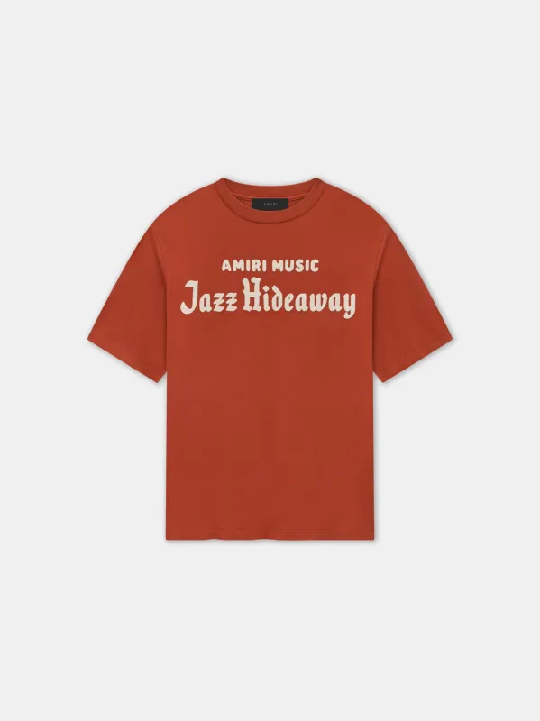 AMIRI JAZZ HIDEAWAY TEE - Burnt Orange sold by AMIRI