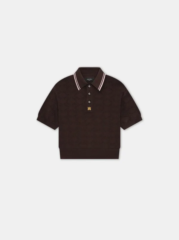 WOMEN - WOMEN'S MA QUAD POLO - Brown sold by AMIRI