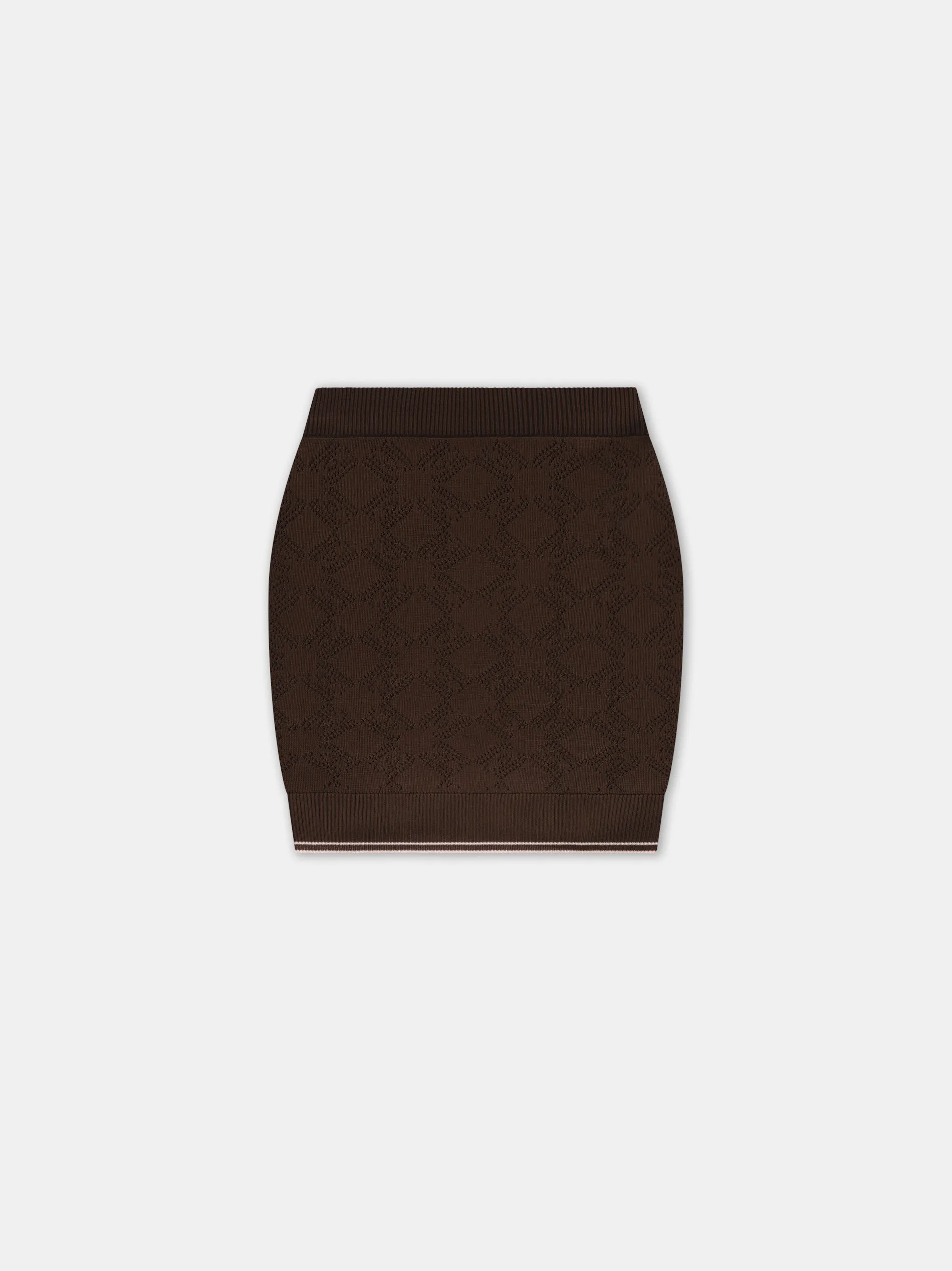 WOMEN - WOMEN'S MA QUAD MINI SKIRT - Brown sold by AMIRI