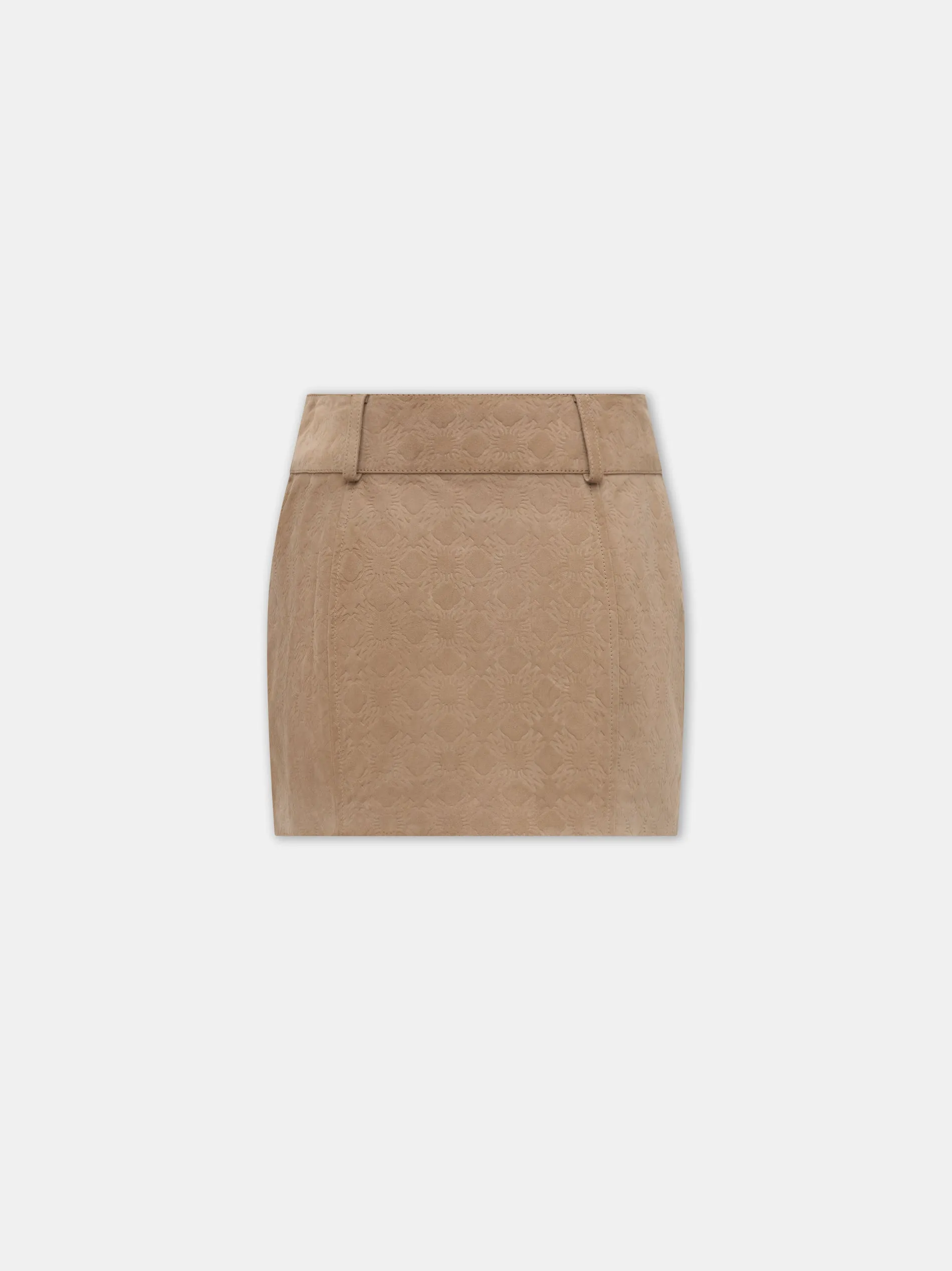 WOMEN - WOMEN'S MA QUAD SUEDE MINI SKIRT - Camel sold by AMIRI product image thumbnail 3