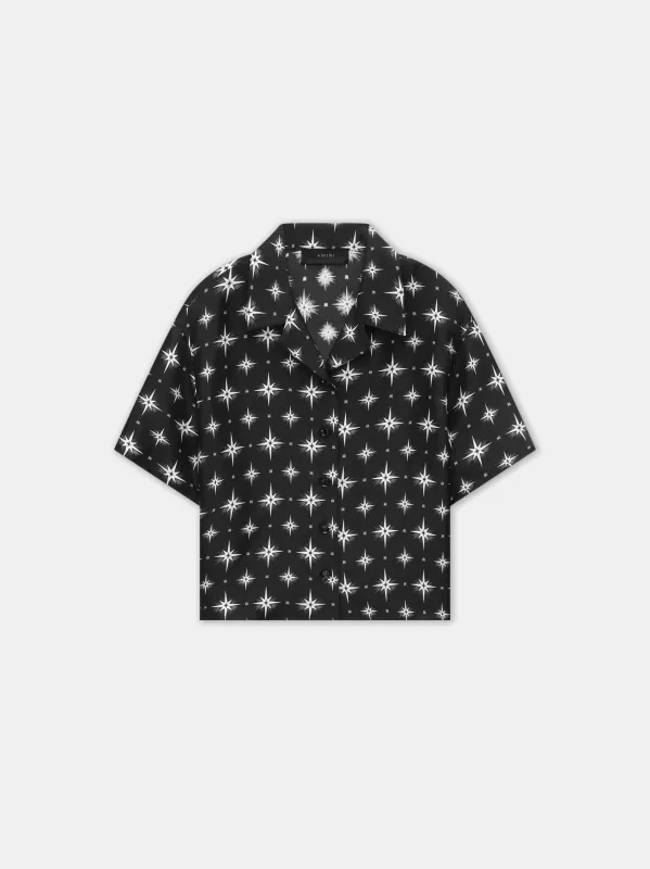 WOMEN - WOMEN'S STARBURST SHIRT - Black made by AMIRI