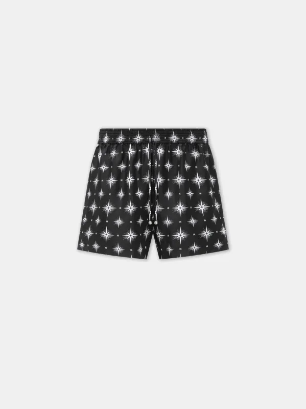 WOMEN - WOMEN'S STARBURST SHORT - Black sold by AMIRI