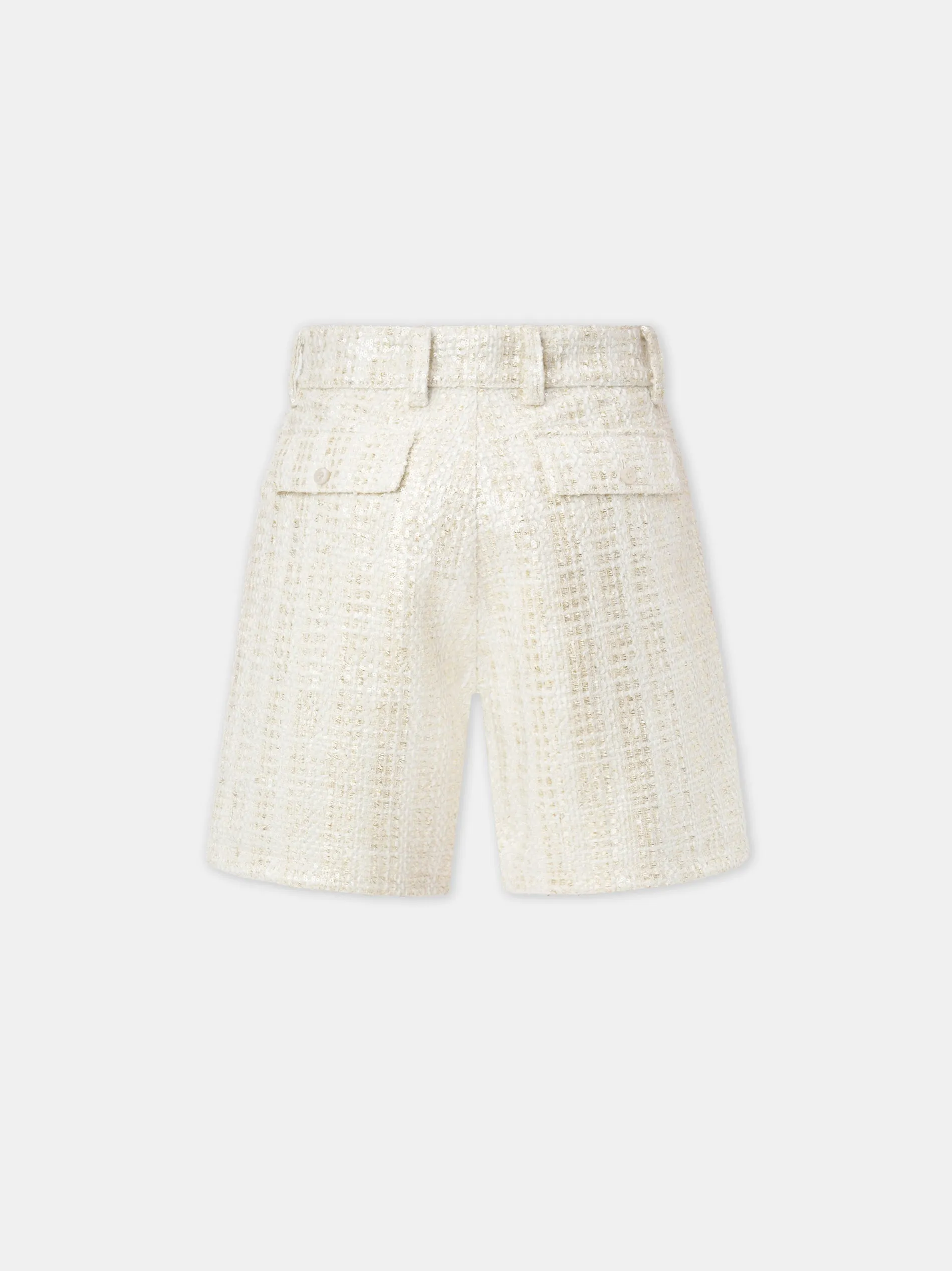 BOUCLE SHORT - Alabaster sold by AMIRI product image thumbnail 3