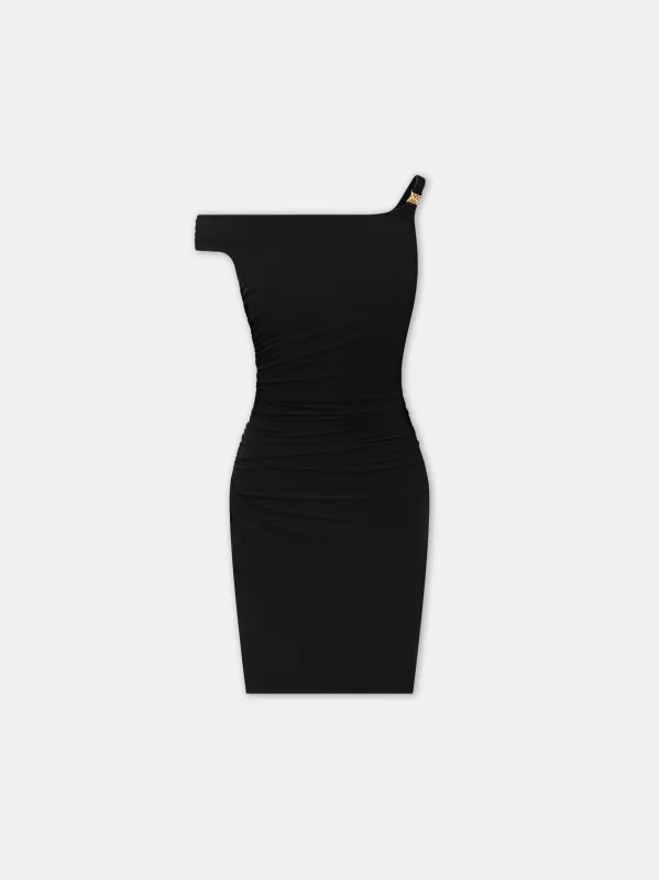 WOMEN - WOMEN'S OFF THE SHOULDER MINI DRESS - Black made by AMIRI