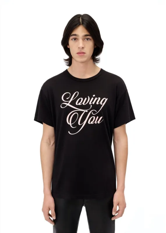 Loving You Tee - Black sold by AMIRI