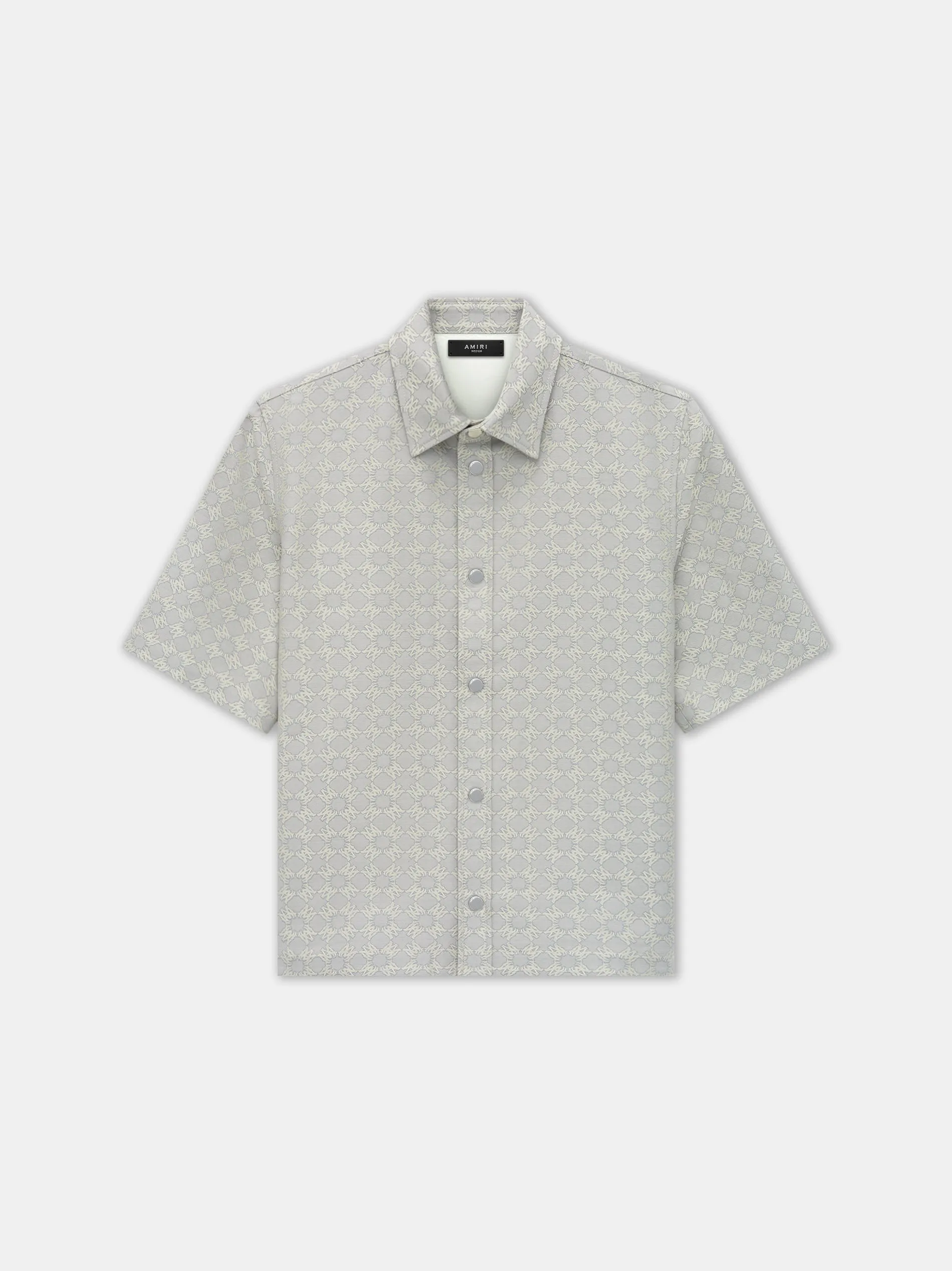 MA QUAD JACQUARD SHIRT - Dusty Blue sold by AMIRI