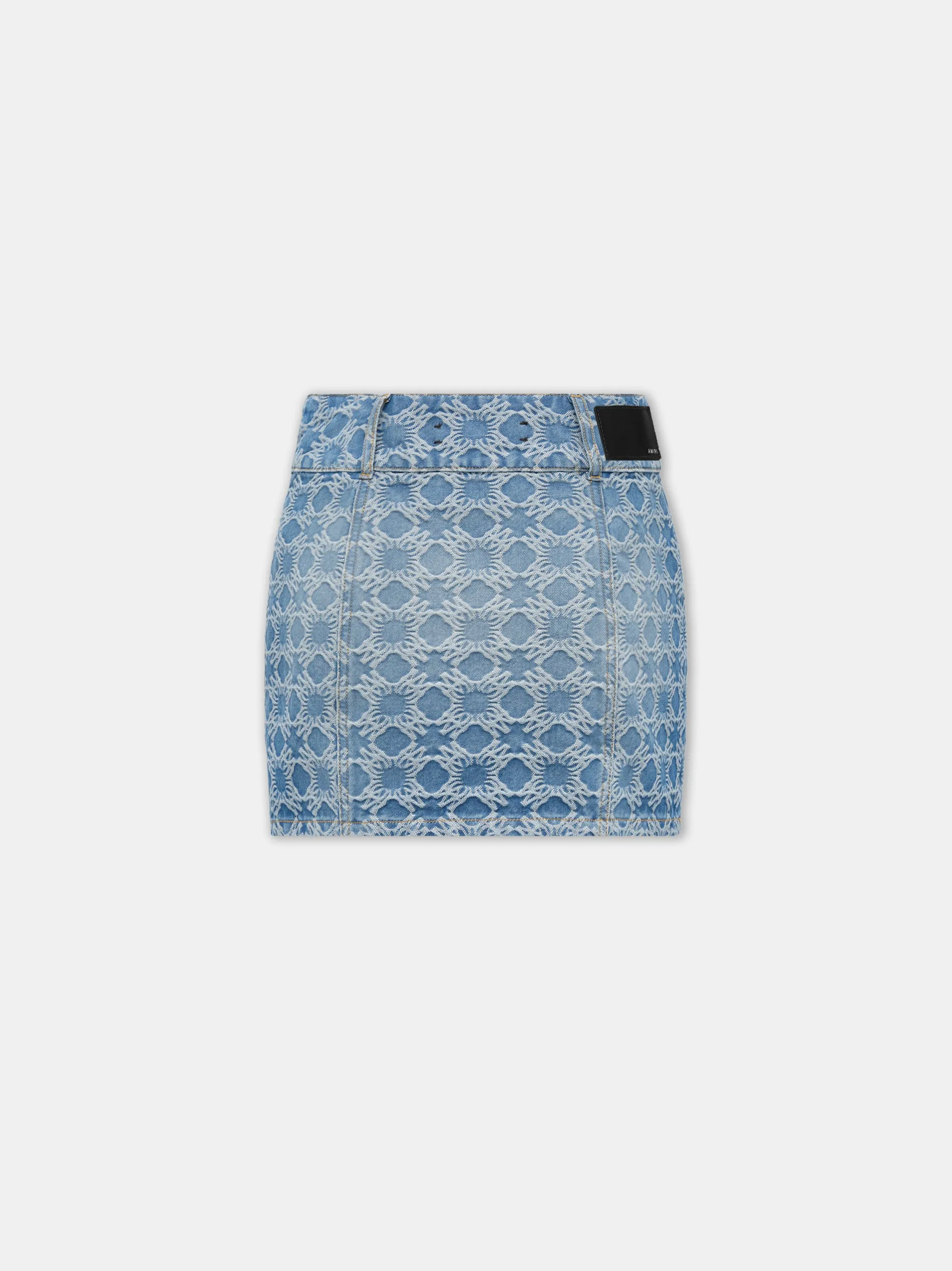 WOMEN - WOMEN'S MA QUAD JACQUARD MINI SKIRT - Stone Indigo sold by AMIRI product image thumbnail 3