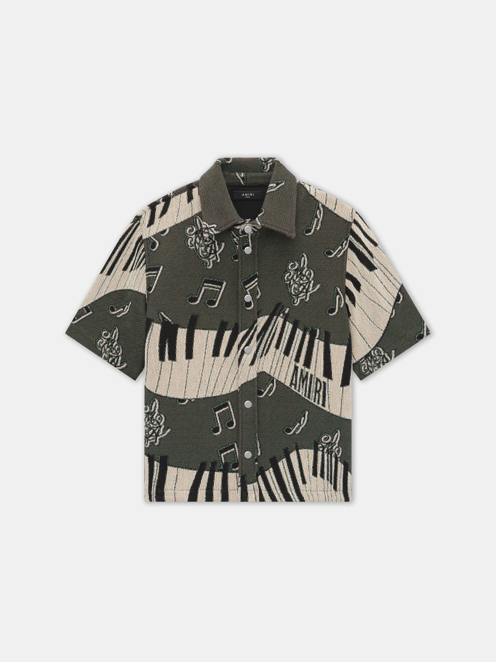 PIANO KEYS TAPESTRY SHIRT - Black sold by AMIRI