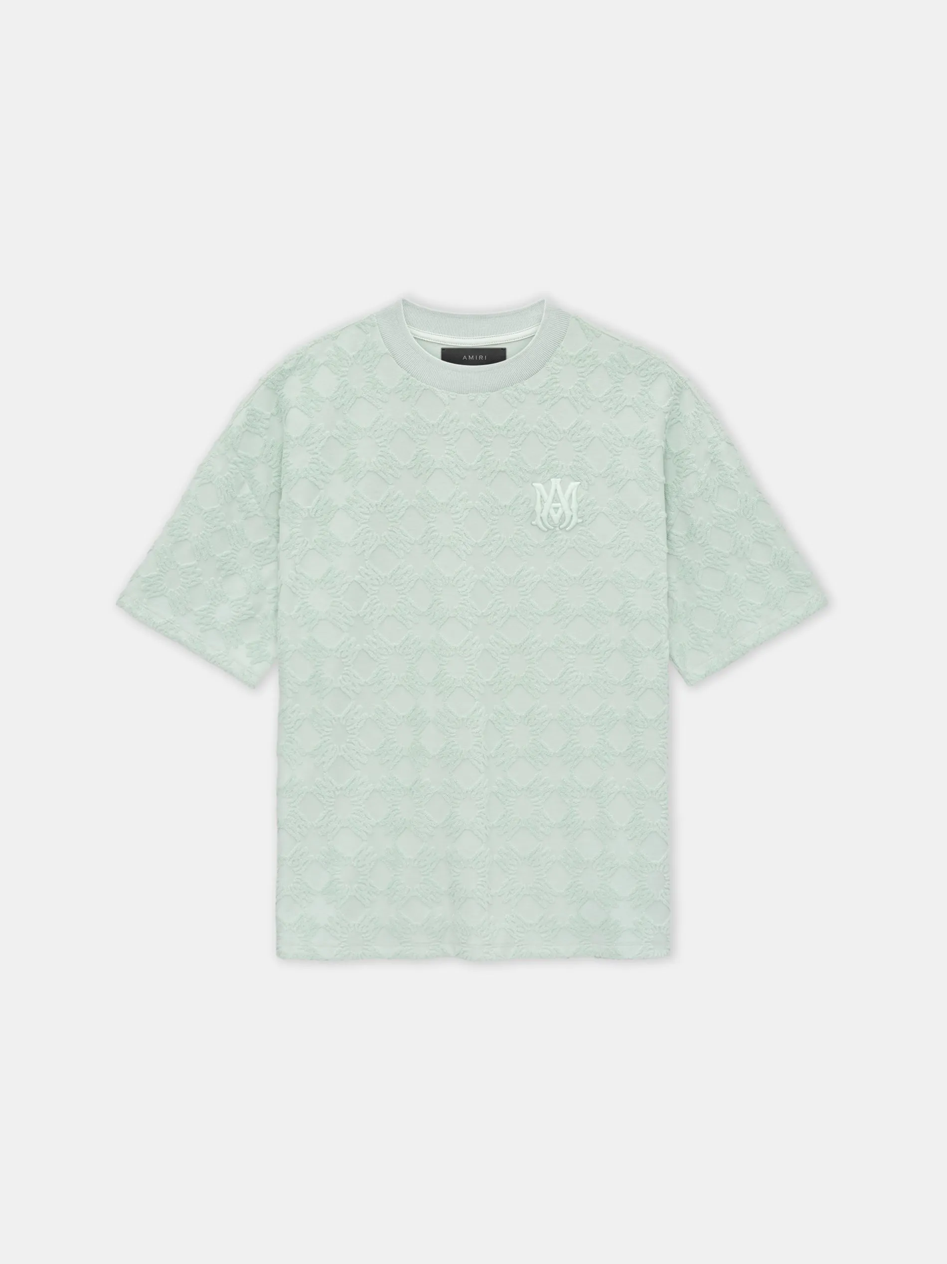 MA QUAD TOWELING OVERSIZED TEE - Pale Mint sold by AMIRI