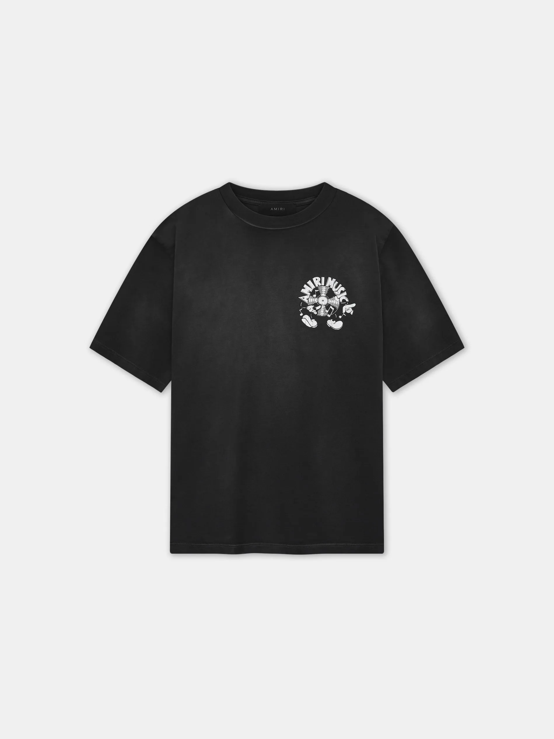 AMIRI MUSIC RECORD TEE - Black sold by AMIRI