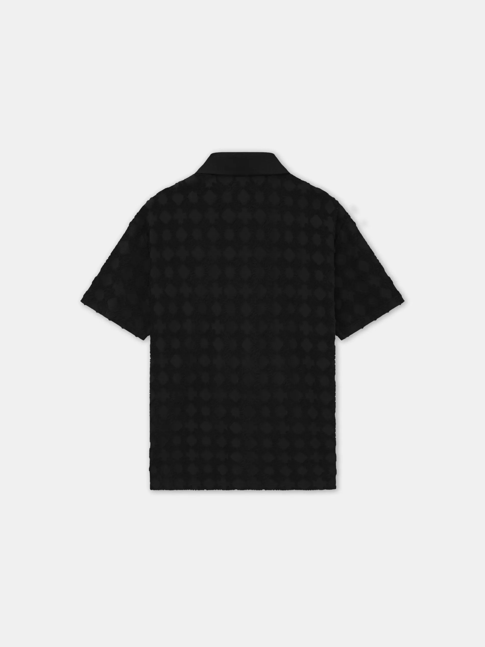 MA QUAD TOWELING POLO - Black sold by AMIRI product image thumbnail 2