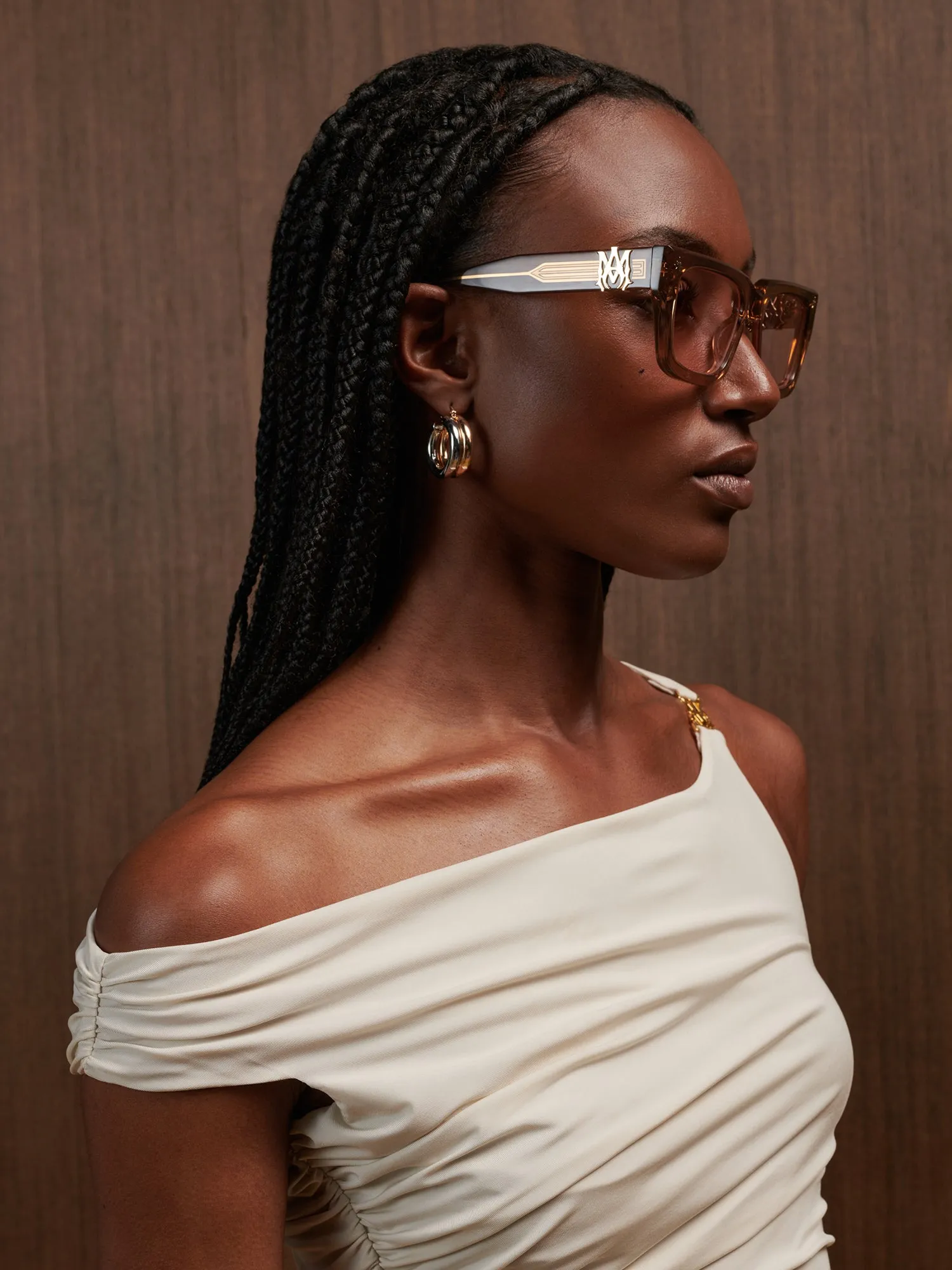 WOMEN - WOMEN'S OFF THE SHOULDER TOP - Alabaster sold by AMIRI product image thumbnail 4