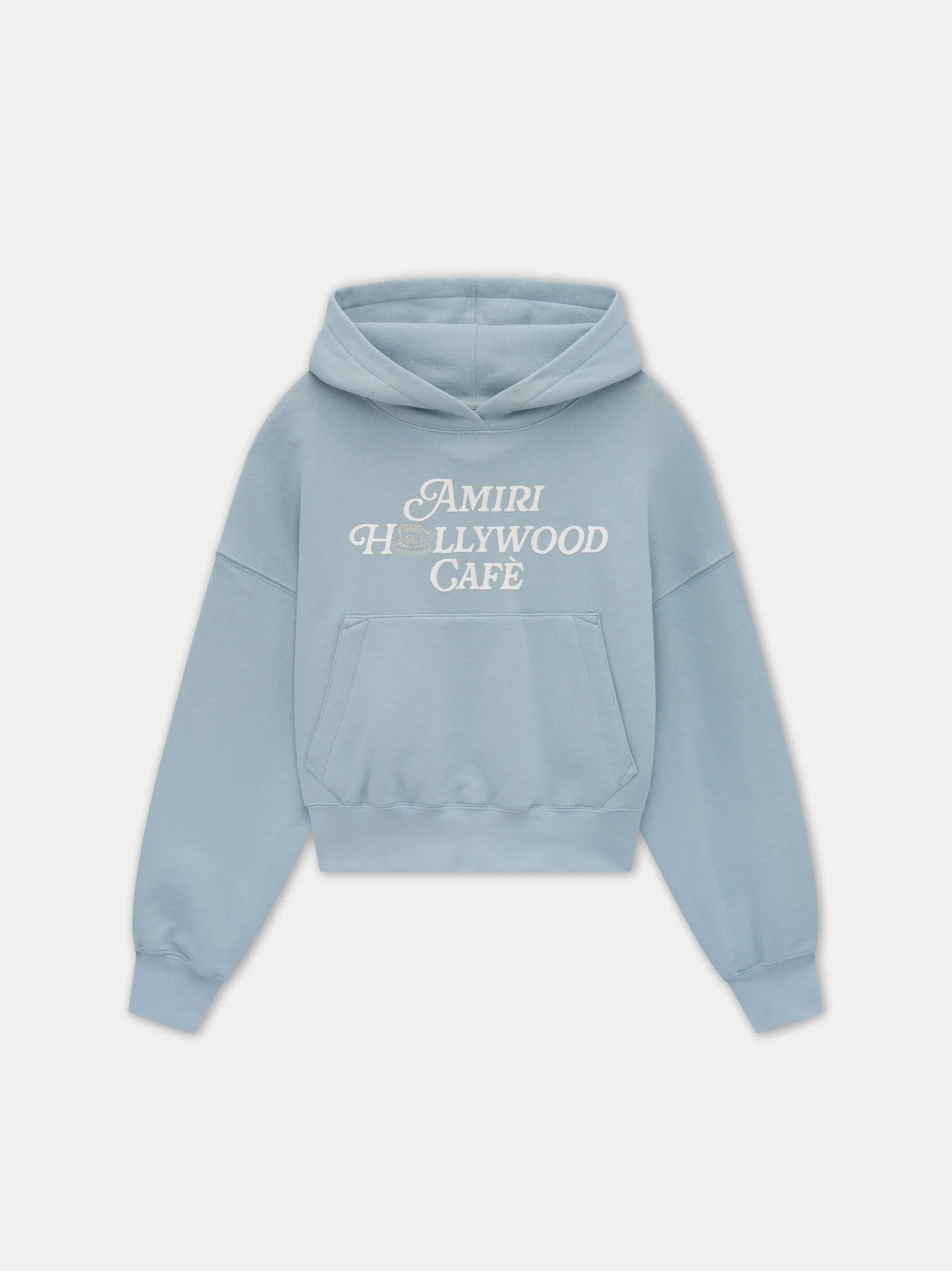 WOMEN - WOMEN'S AMIRI HOLLYWOOD CAFE HOODIE - Mist sold by AMIRI