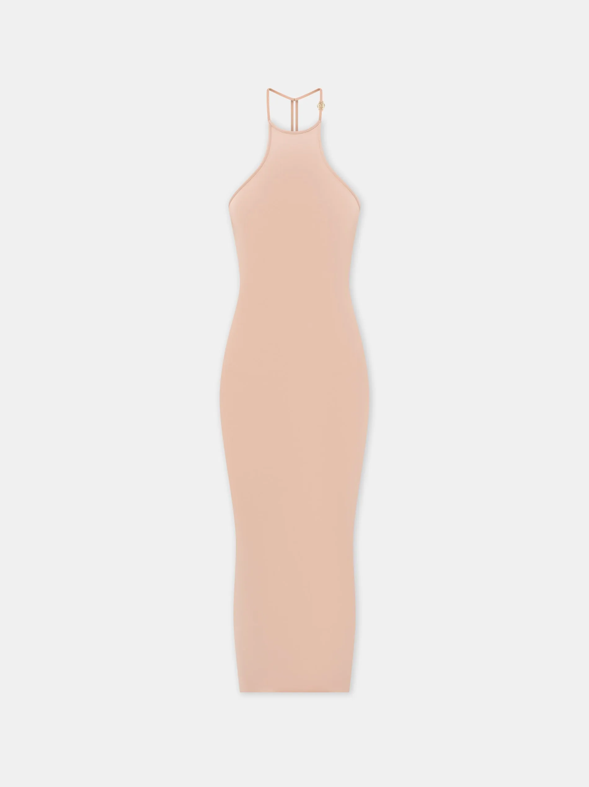 WOMEN - WOMEN'S HALTER MIDI DRESS - Blush sold by AMIRI