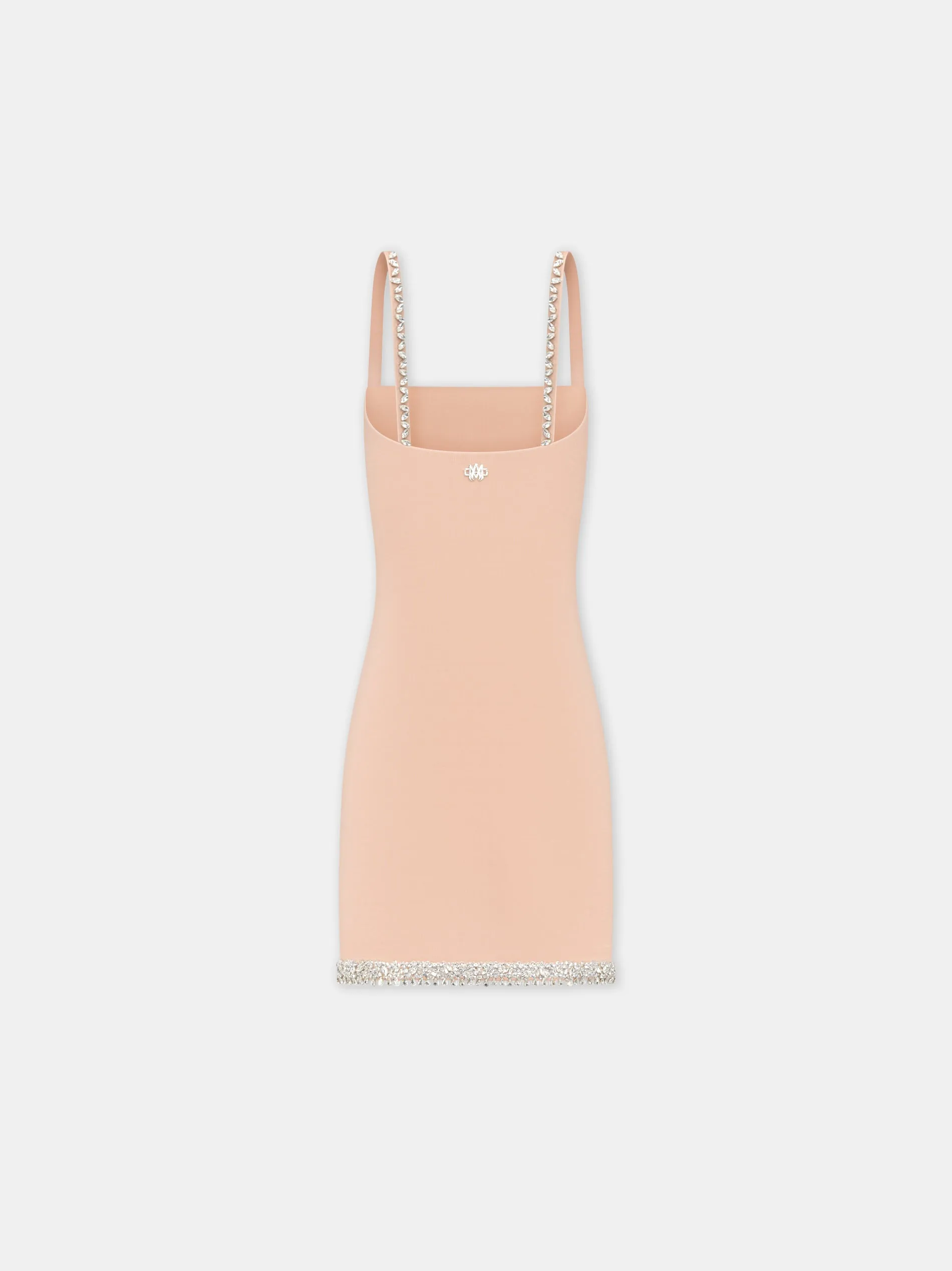 WOMEN - WOMEN'S CRYSTAL STRAPS MINI DRESS - Blush sold by AMIRI product image thumbnail 2