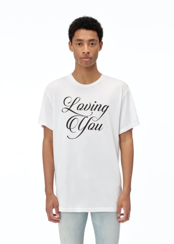 Loving You Tee - White sold by AMIRI